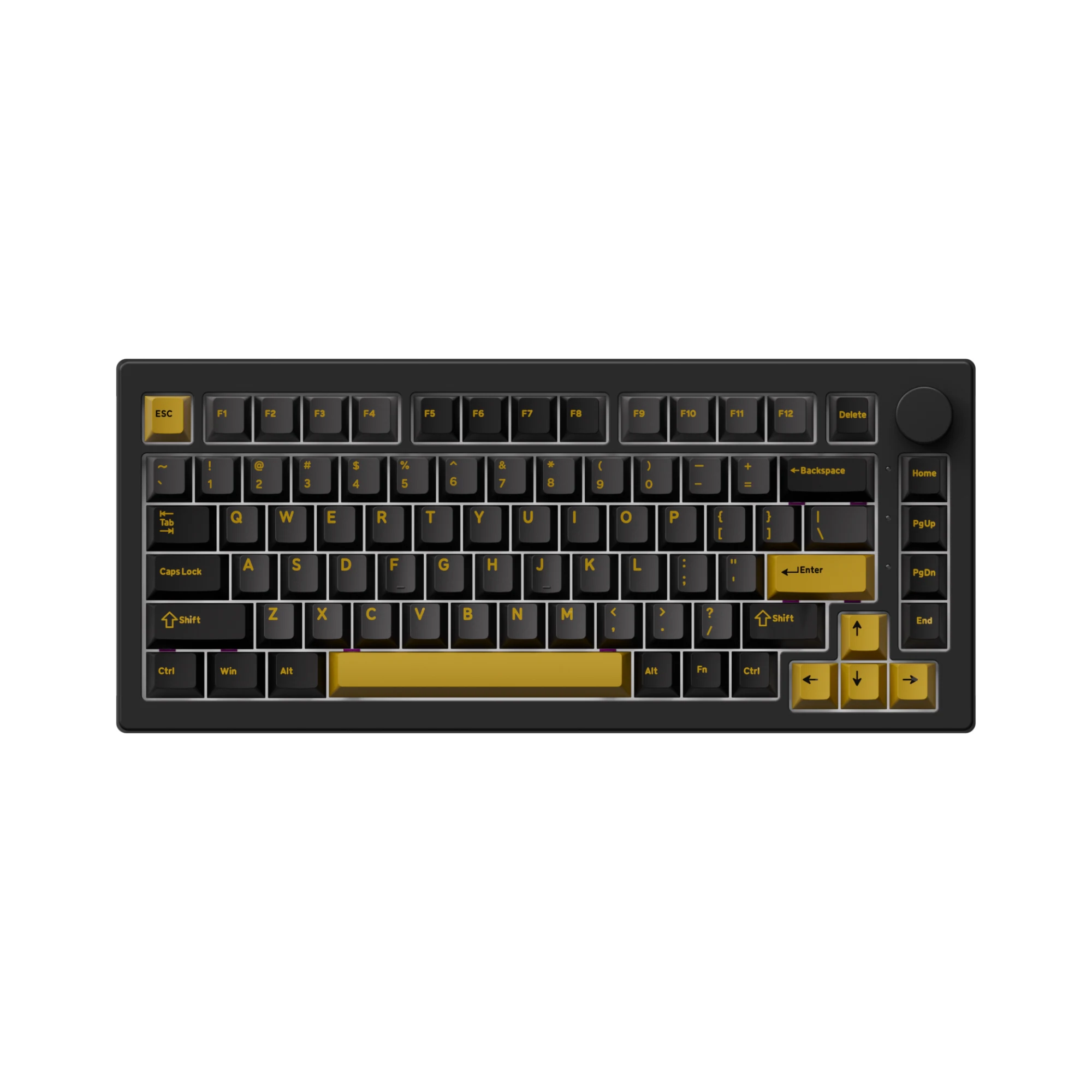 Gaming Gear AKKO 5075 V3 Black & Gold
