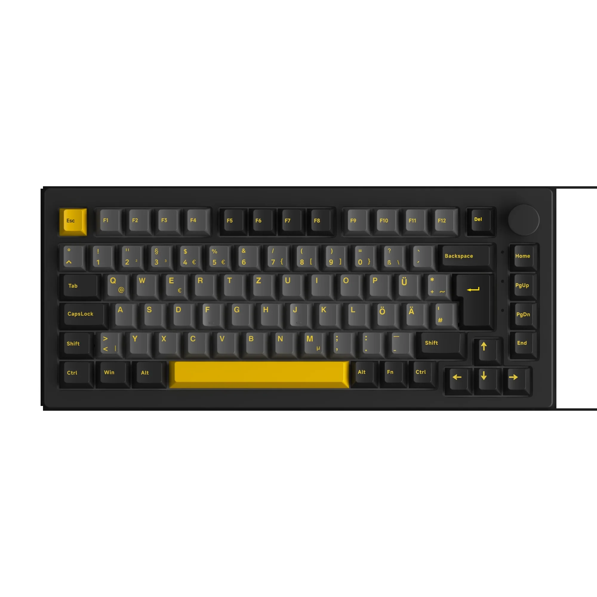 Gaming Gear AKKO 5075 V3 Black & Gold