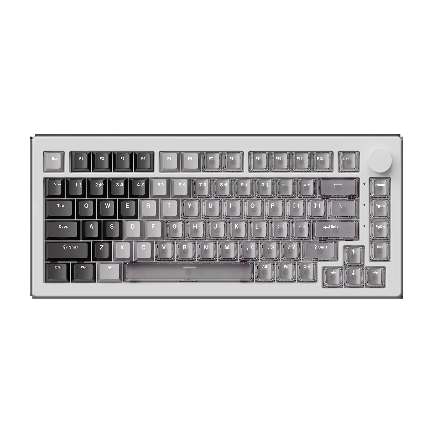 Gaming Gear AKKO 5075 V3 White & Purple Gradient
