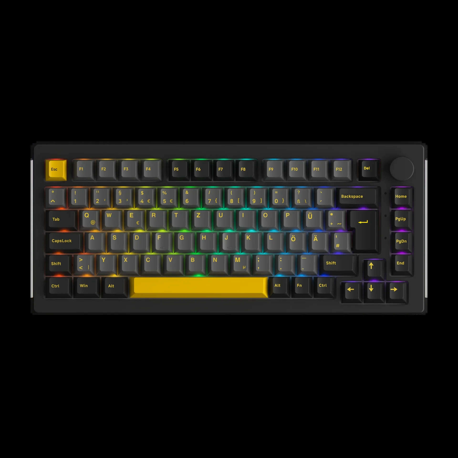 Gaming Gear AKKO 5075B Plus Black & Gold
