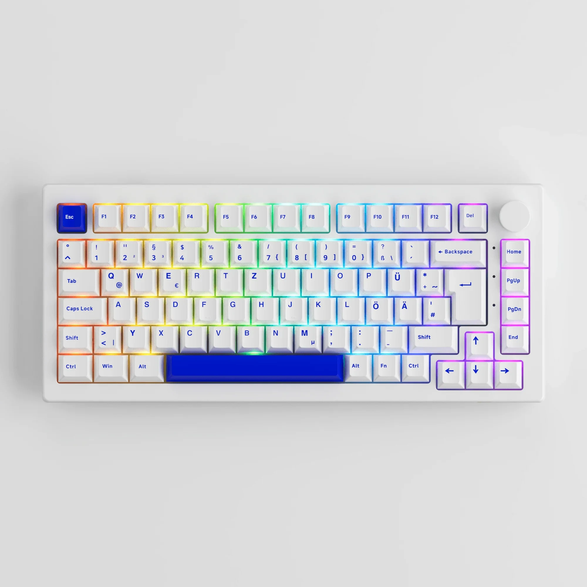 Gaming Gear AKKO 5075B Plus Blue on White