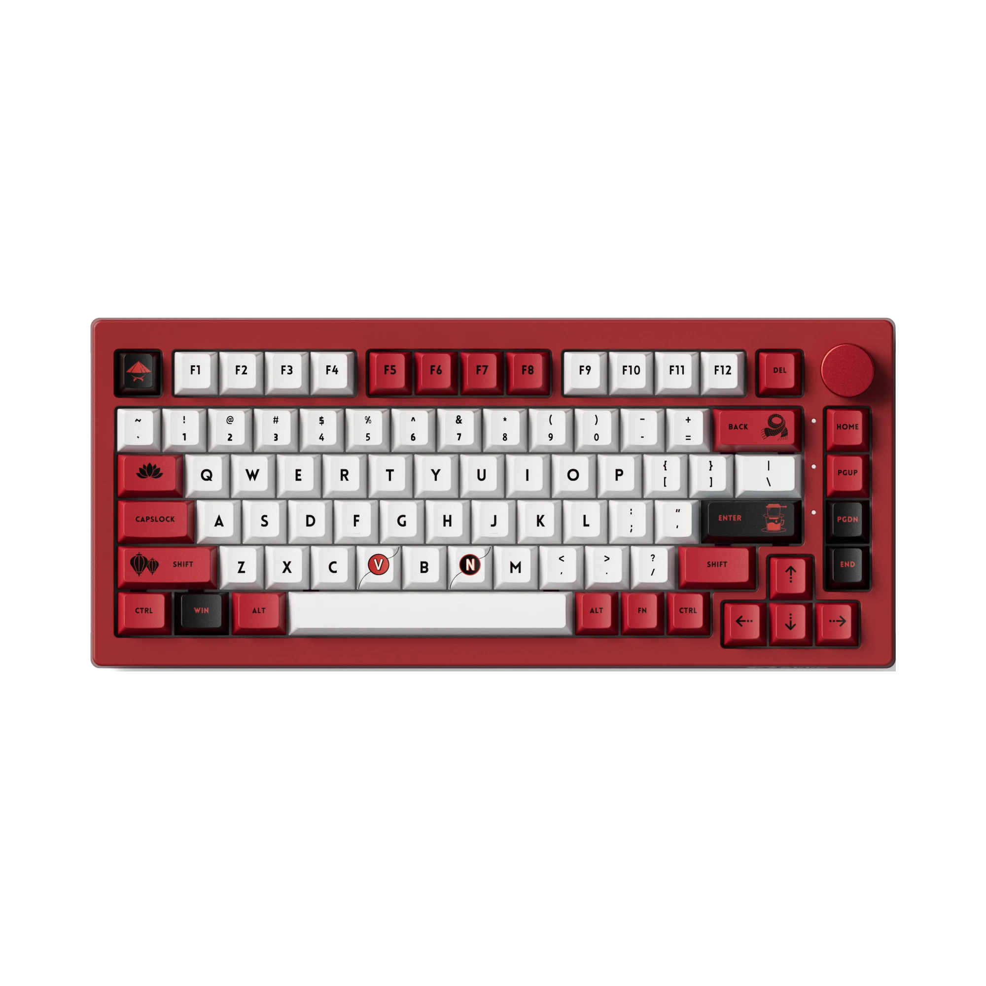 Gaming Gear AKKO 5075B Plus Red World Tour Viet Nam