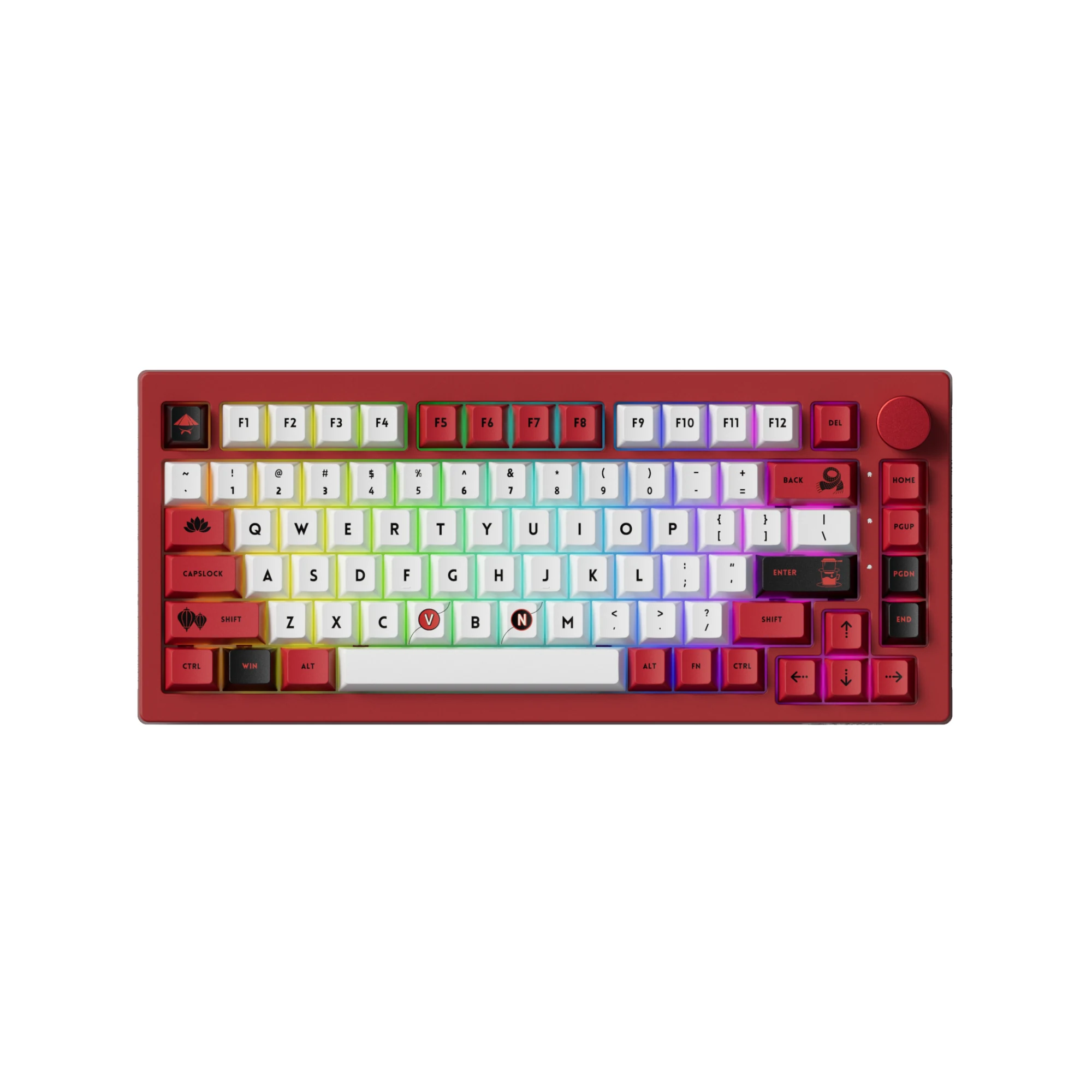 Gaming Gear AKKO 5075B Plus Red World Tour Viet Nam