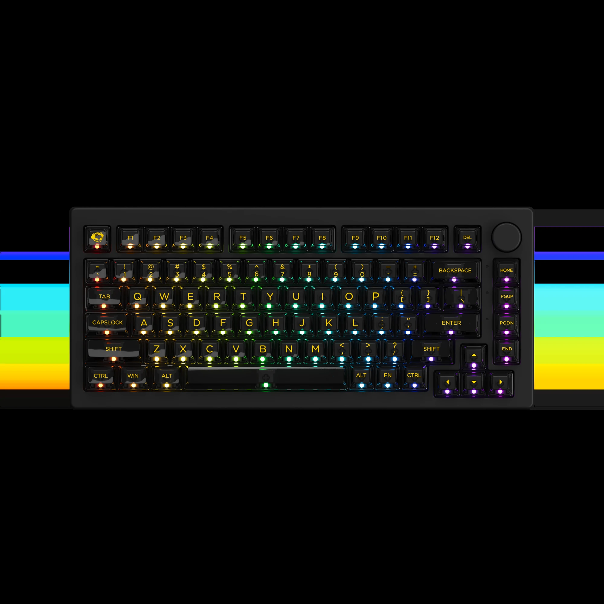 Gaming Gear AKKO 5075B Plus Transparent ASA Black
