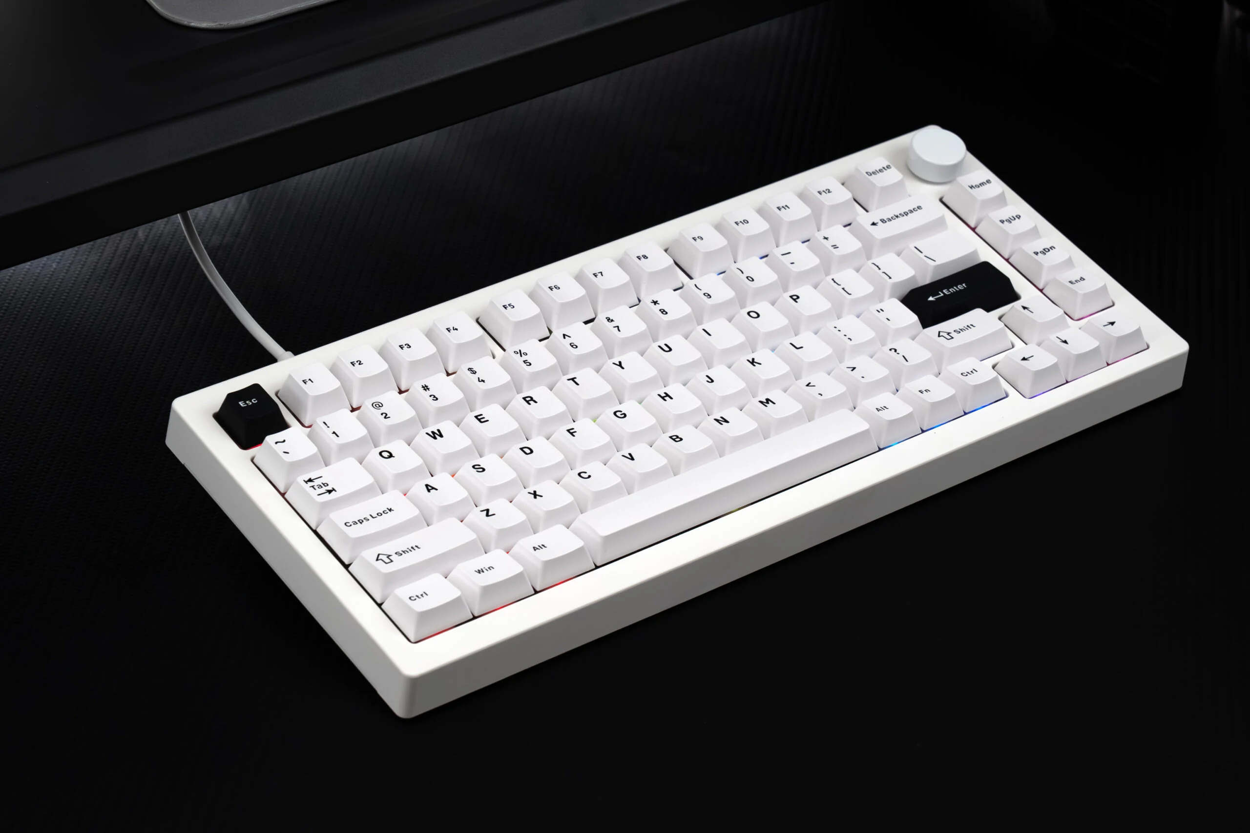 Gaming Gear AKKO 5075S Black on White