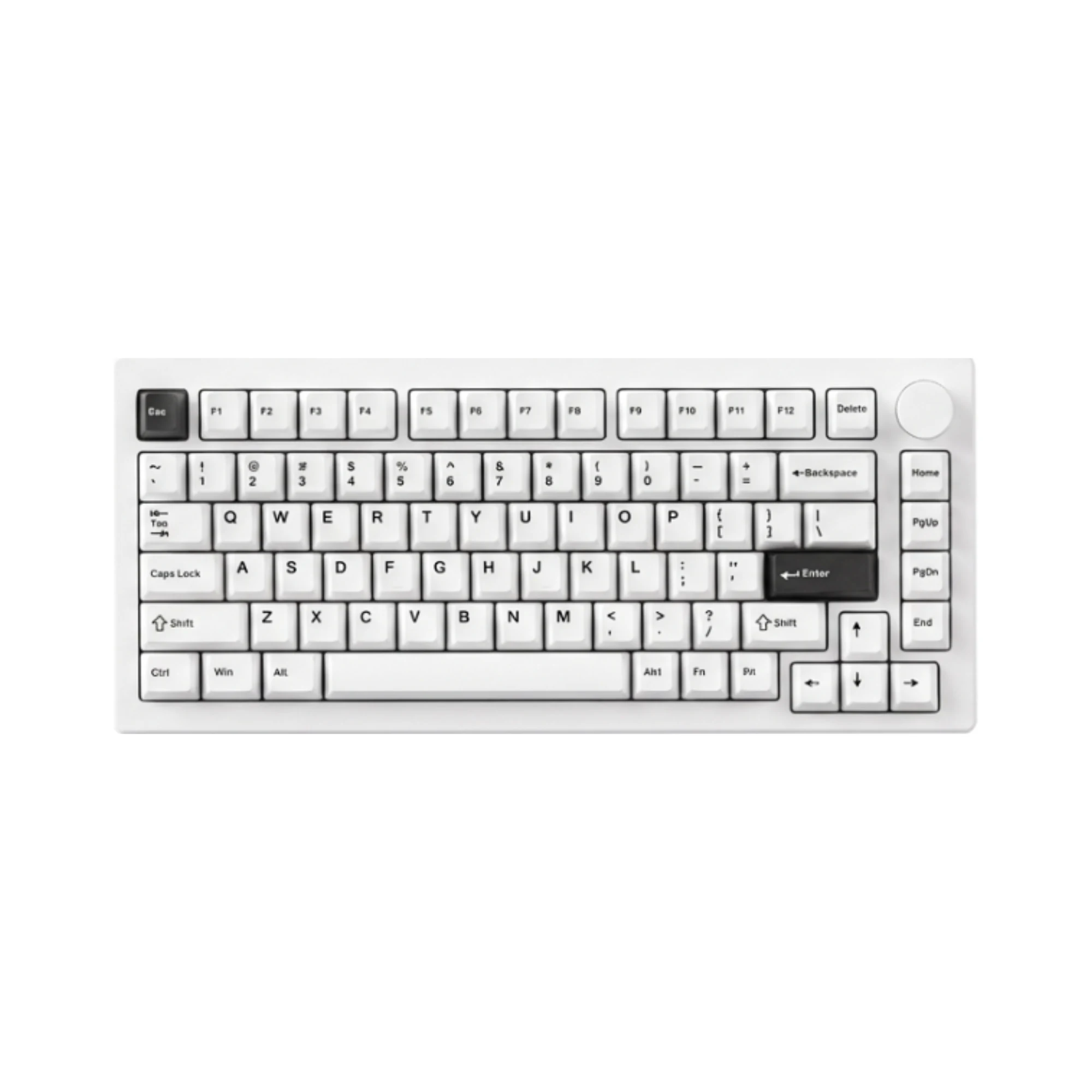 Gaming Gear AKKO 5075S Black on White