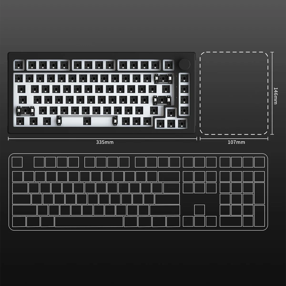 Gaming Gear AKKO 5075S VIA