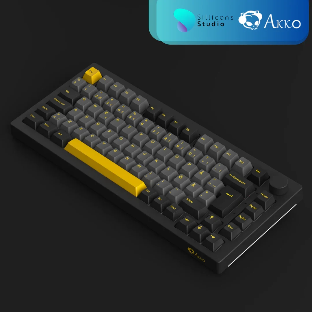 Gaming Gear AKKO 5087B Plus Black & Gold