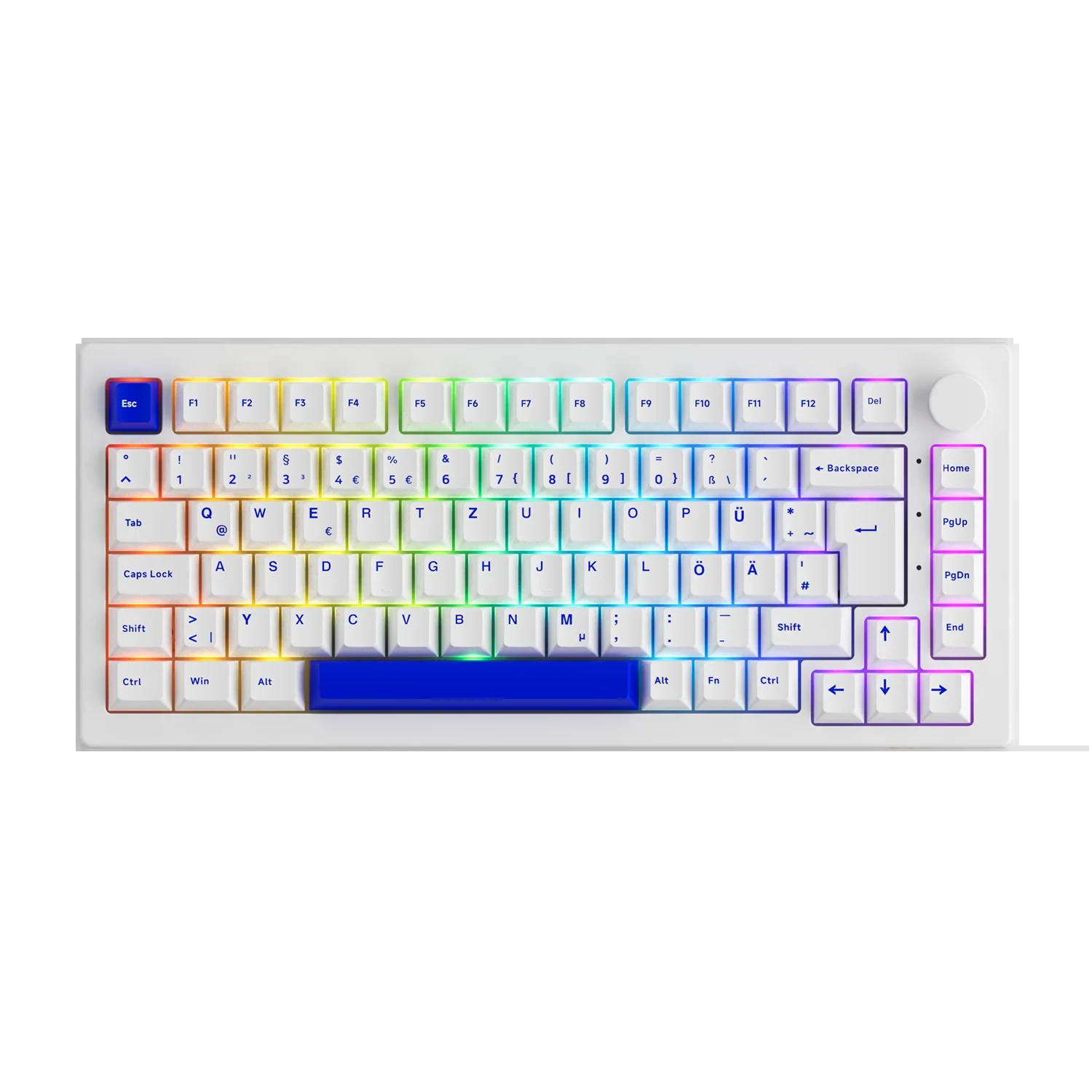 Gaming Gear AKKO 5087B Plus Blue on White