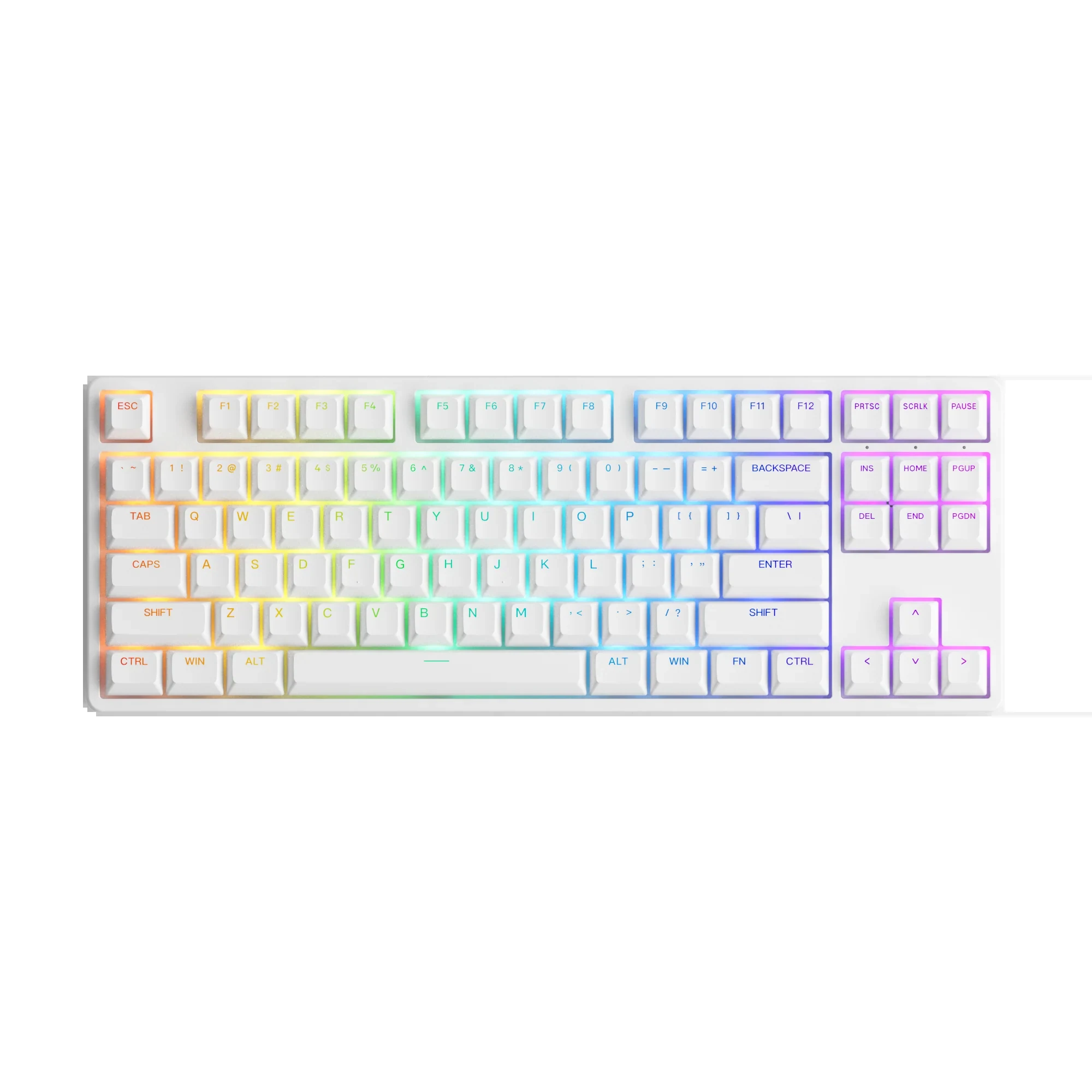 Gaming Gear AKKO 5087S Shine-Through White
