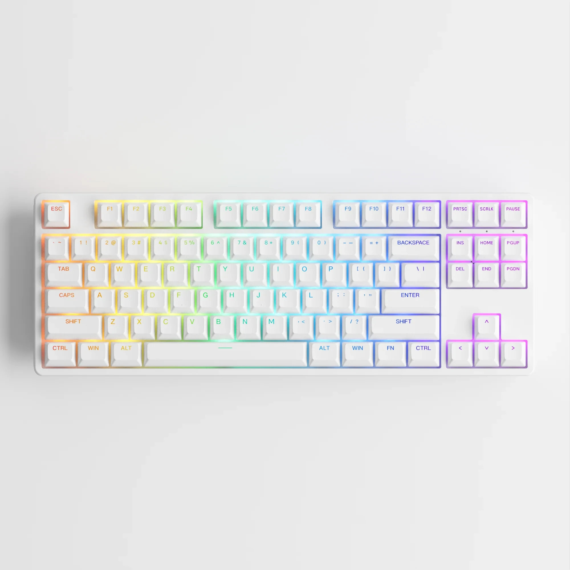 Gaming Gear AKKO 5087S Shine-Through White