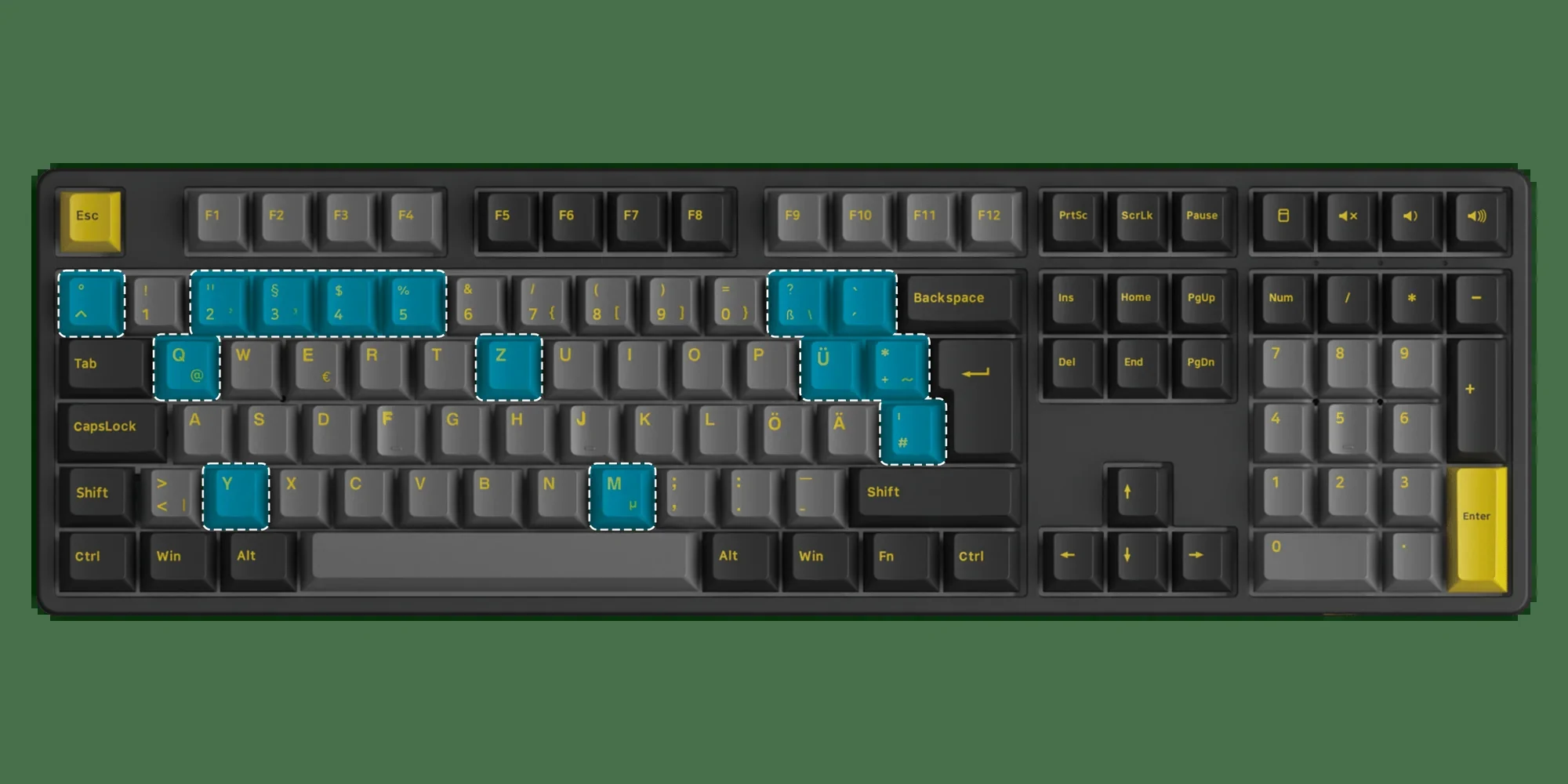 Gaming Gear AKKO 5108B Plus Black & Gold