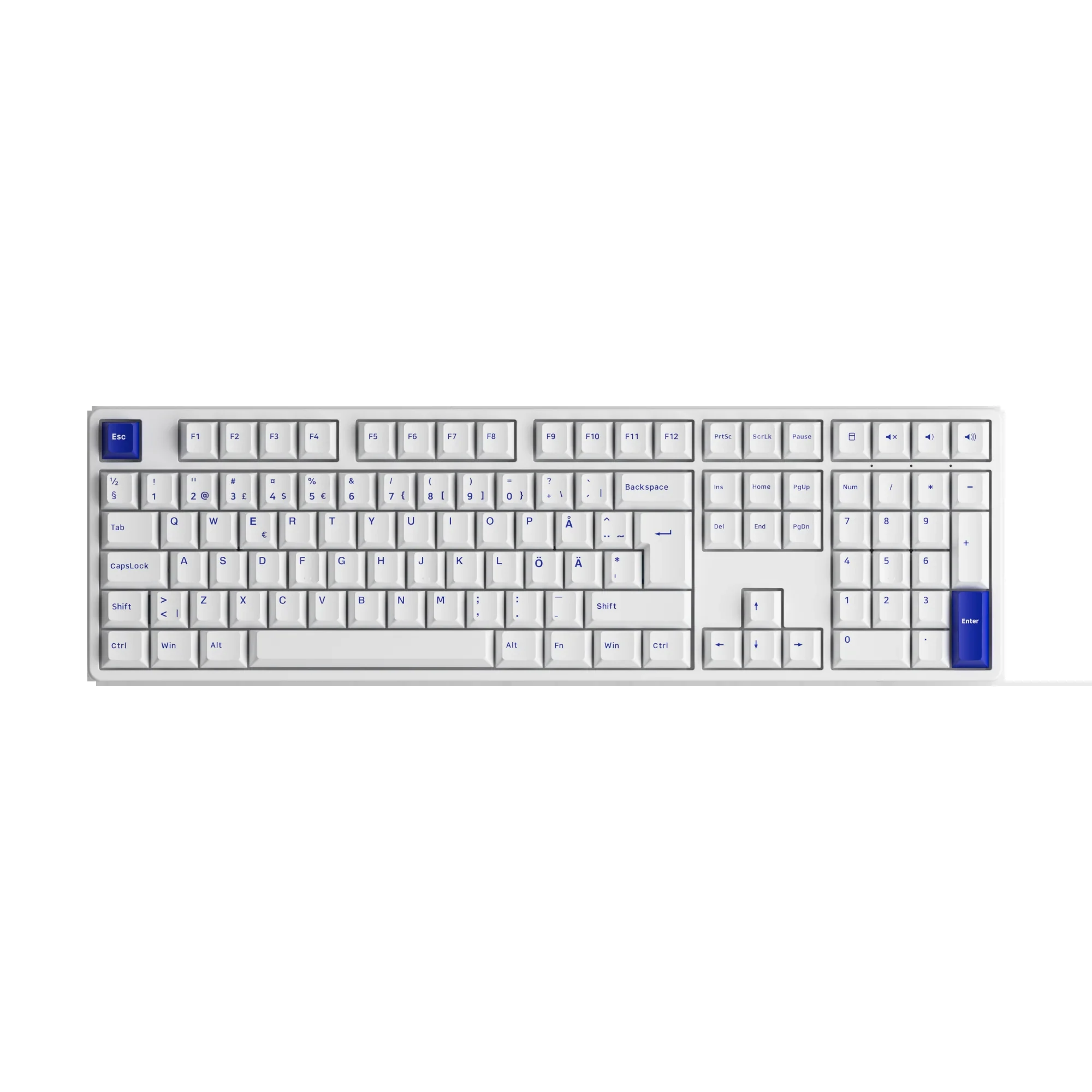 Gaming Gear AKKO 5108B Plus Blue on White