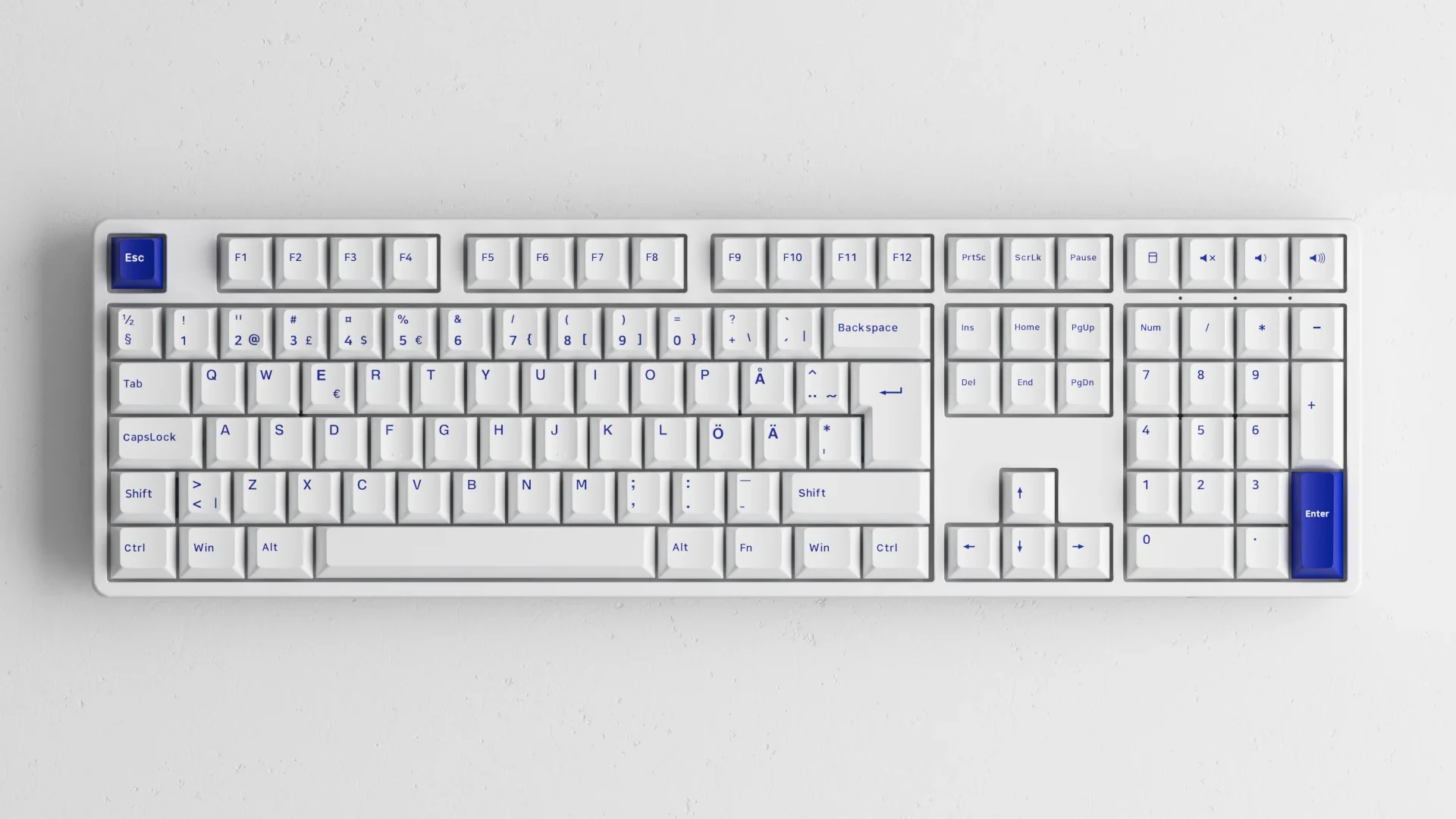 Gaming Gear AKKO 5108B Plus Blue on White