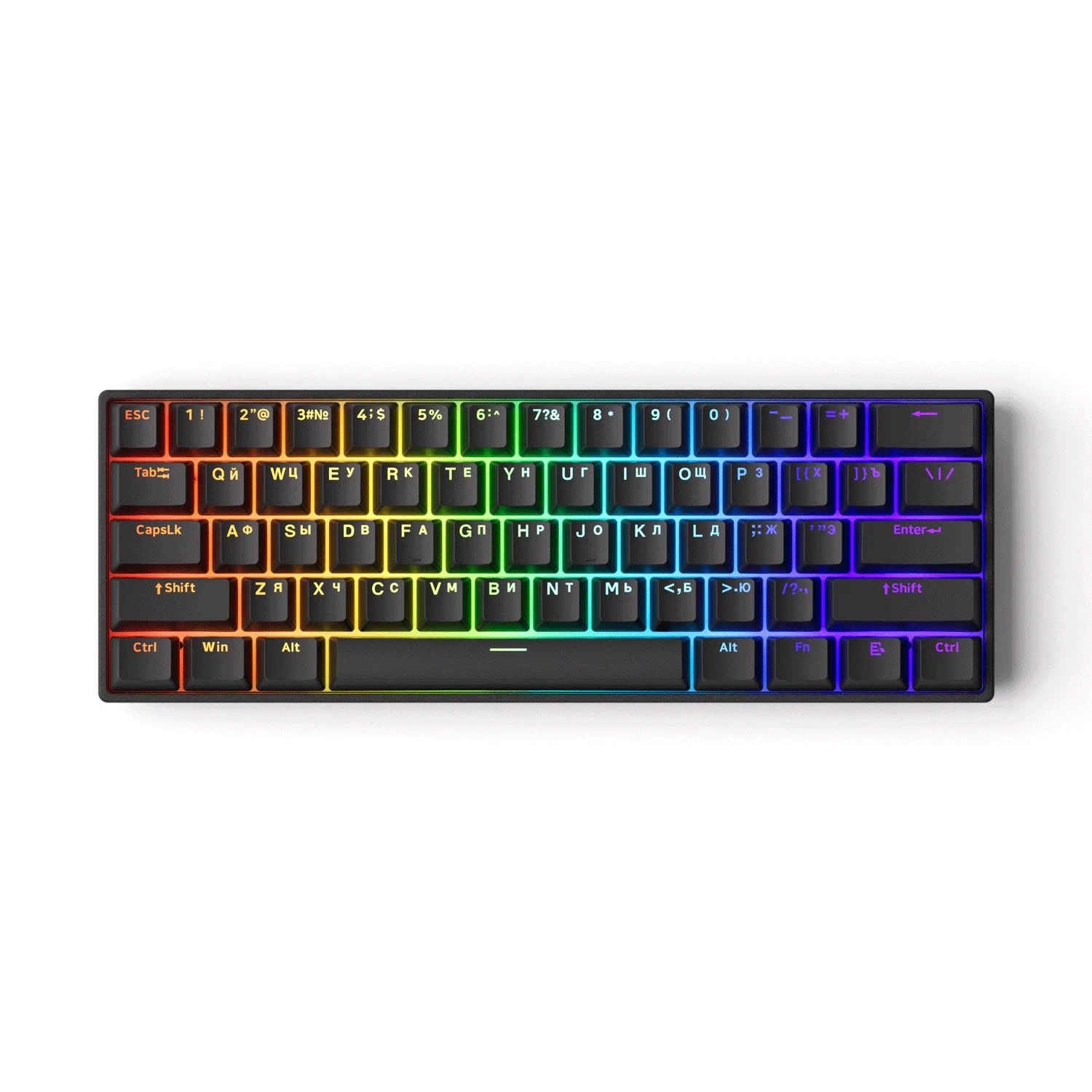 Gaming Gear AKKO 5108S Shine-Through Black