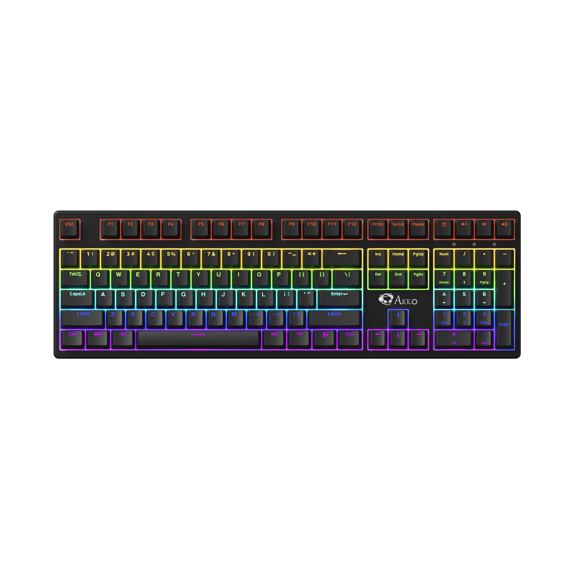 Gaming Gear AKKO 5108S Shine-Through Black