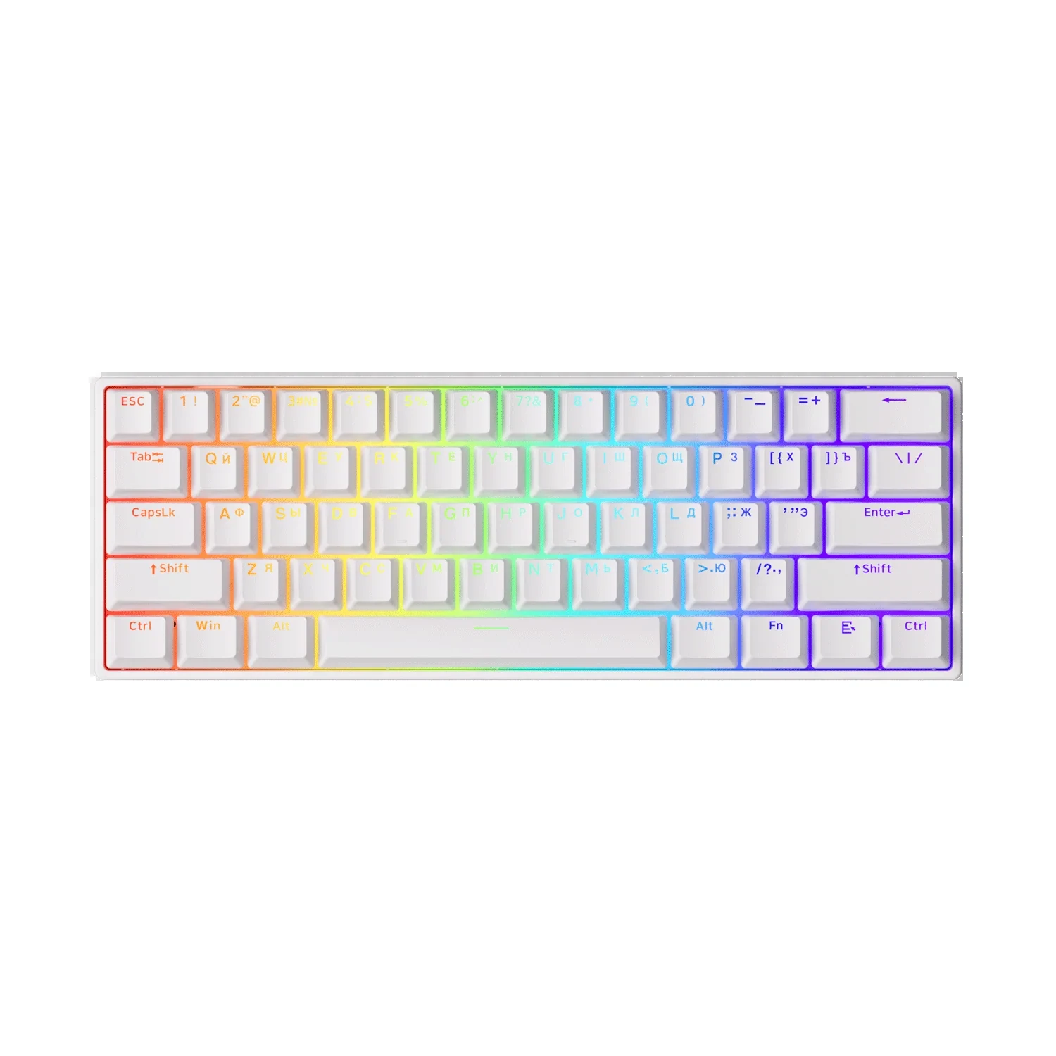 Gaming Gear AKKO 5108S Shine-Through White