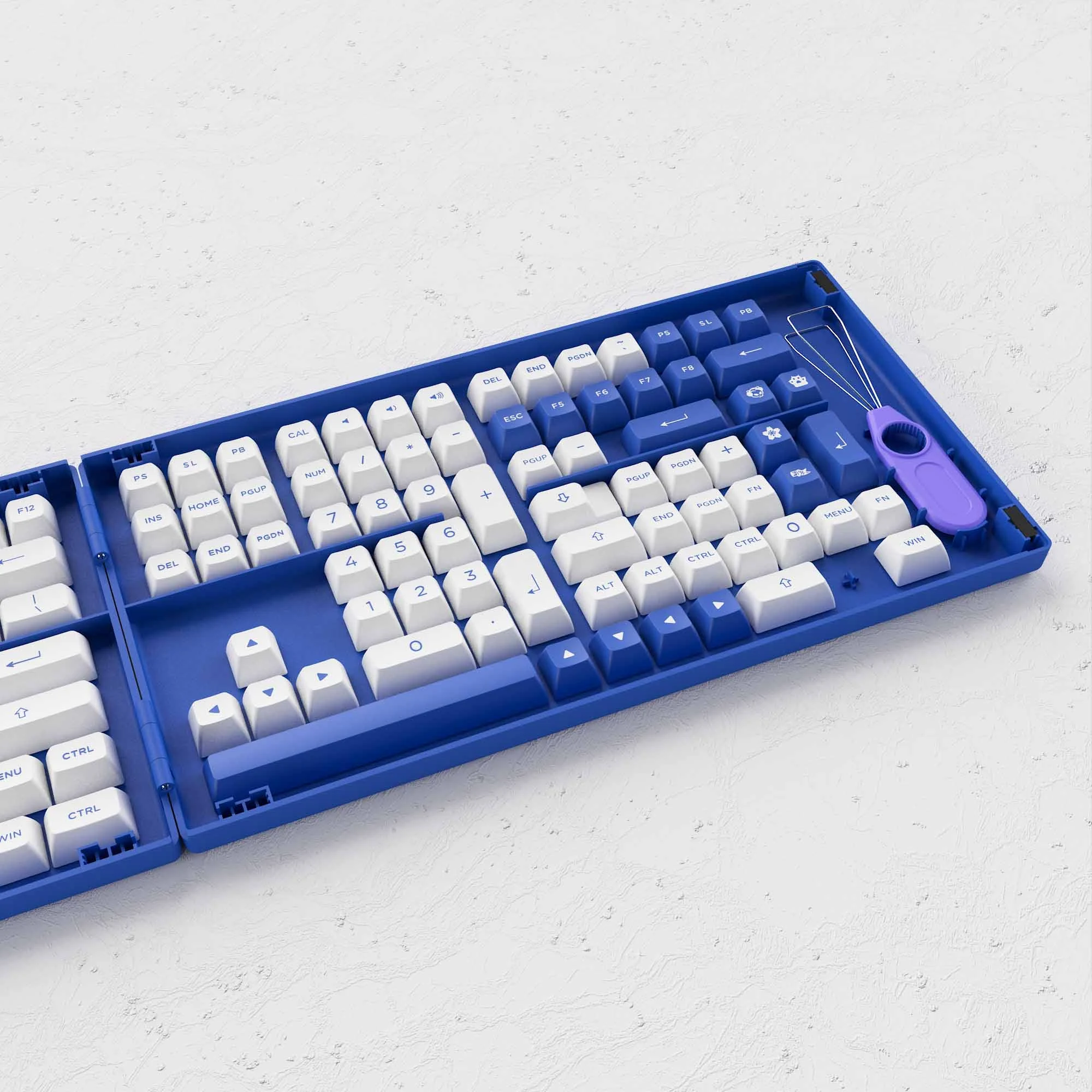 Gaming Gear AKKO Bàn di Blue on White