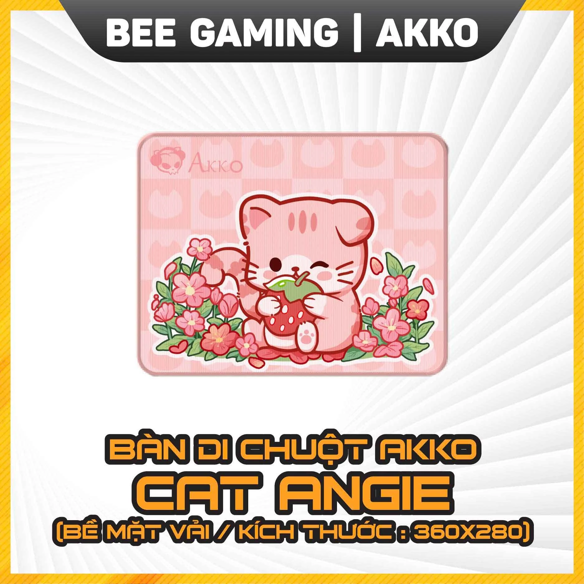 Gaming Gear AKKO Bàn di Cat ANGIE