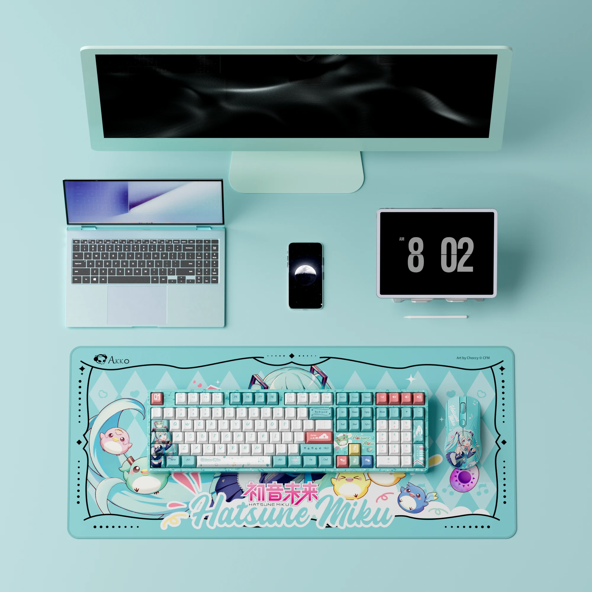 Gaming Gear AKKO Bàn di Hatsune Miku