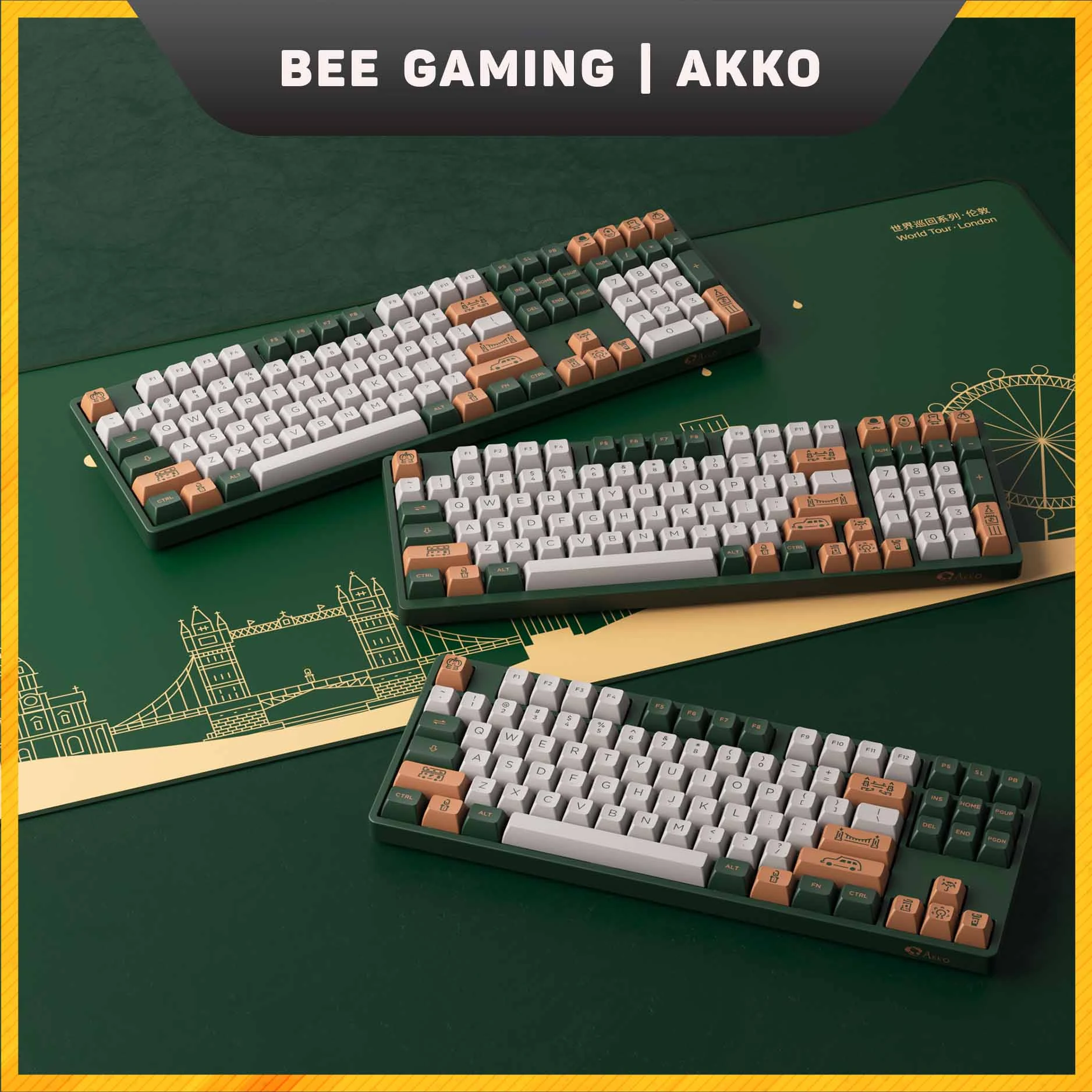 Gaming Gear AKKO Bàn di World Tour London