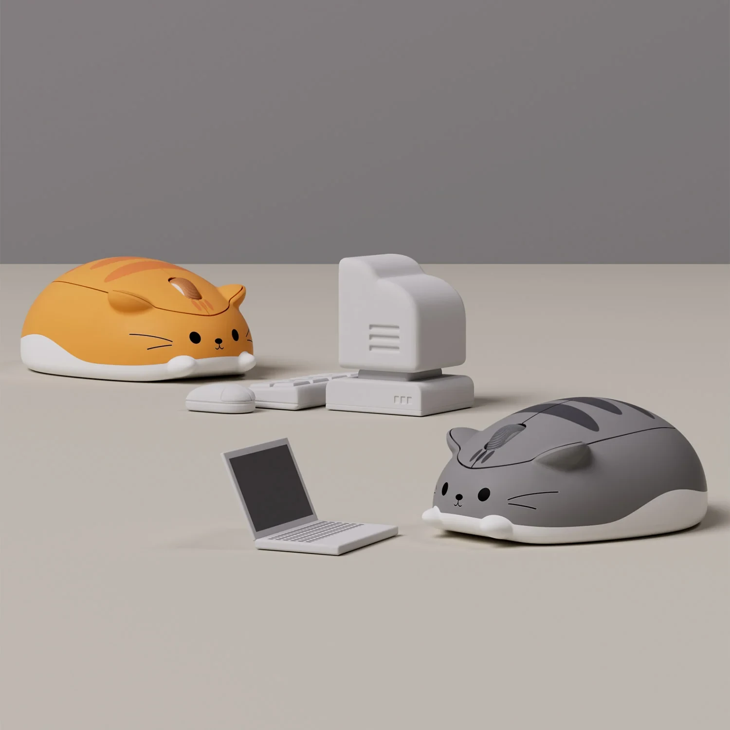 Gaming Gear AKKO Cat Theme Mouse Orange KATE