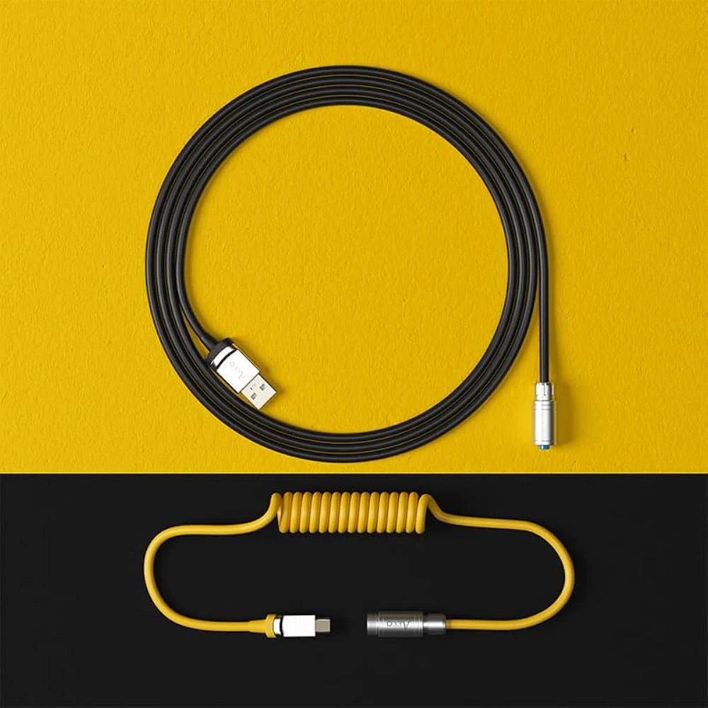Gaming Gear AKKO Coiled Cable Black