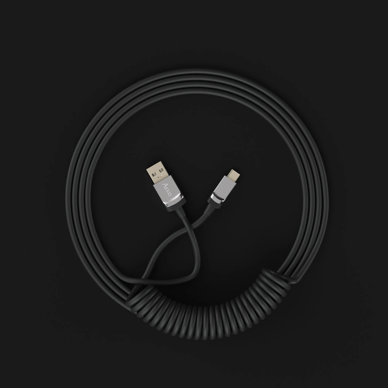 Gaming Gear AKKO Coiled Cable Blue