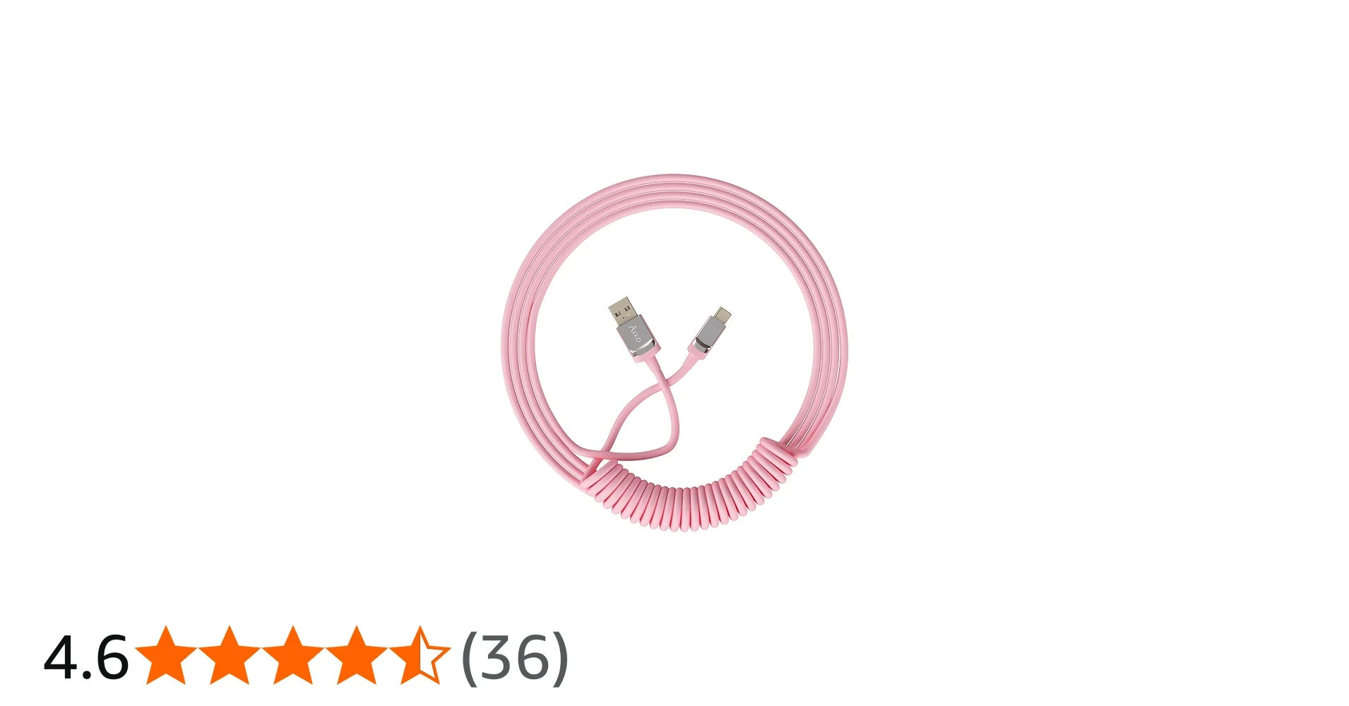 Gaming Gear AKKO Coiled Cable Pink