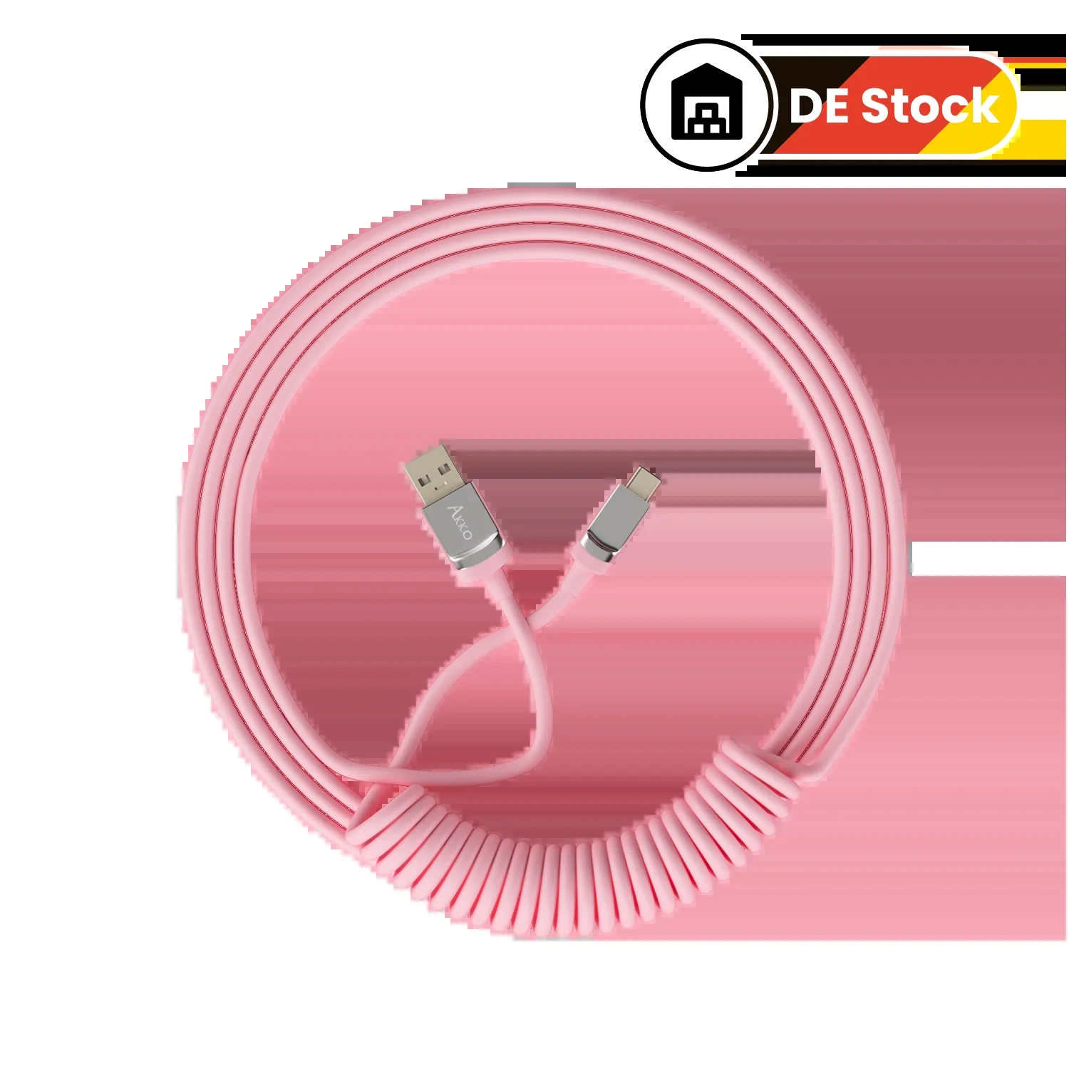 Gaming Gear AKKO Coiled Cable Pink