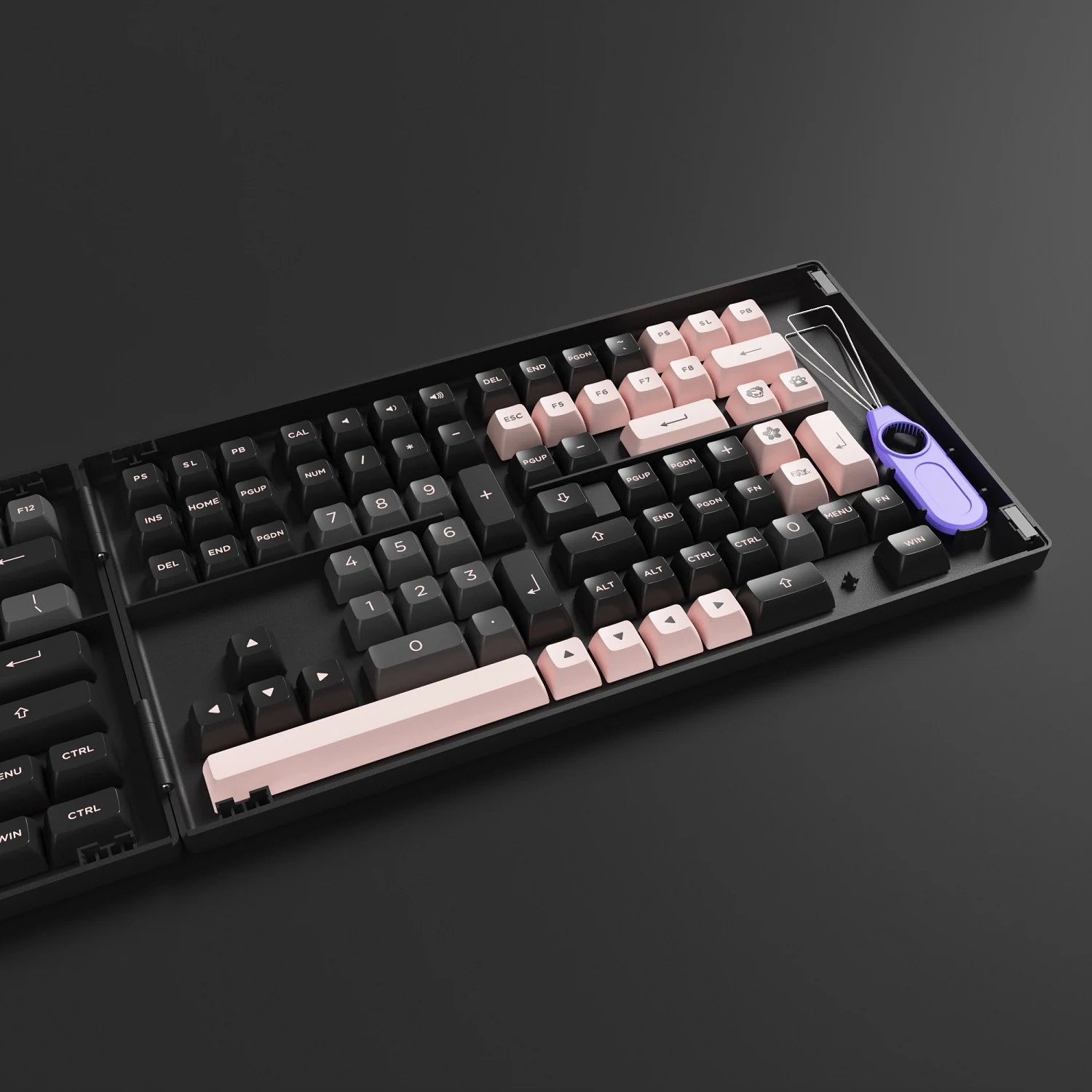 Gaming Gear AKKO Keycap Black & Pink