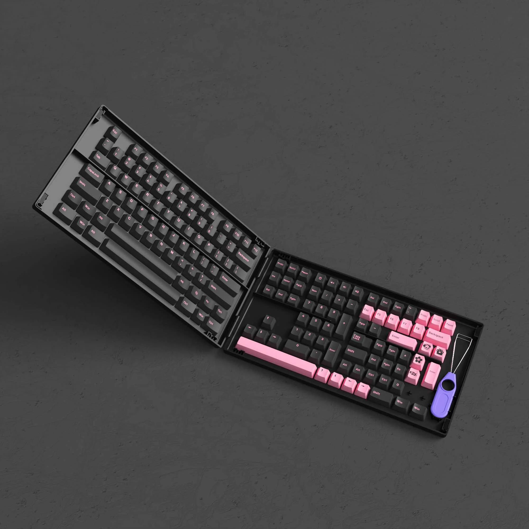Gaming Gear AKKO Keycap Black & Pink