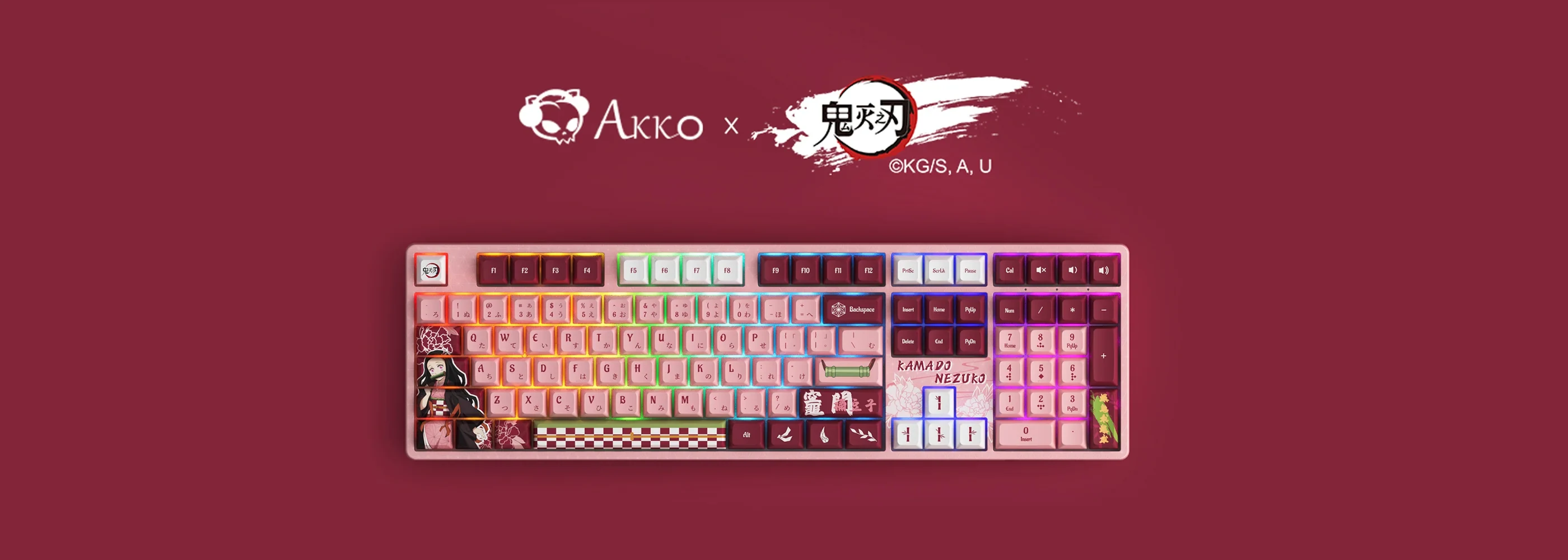 Gaming Gear AKKO Keycap Demon Slayer