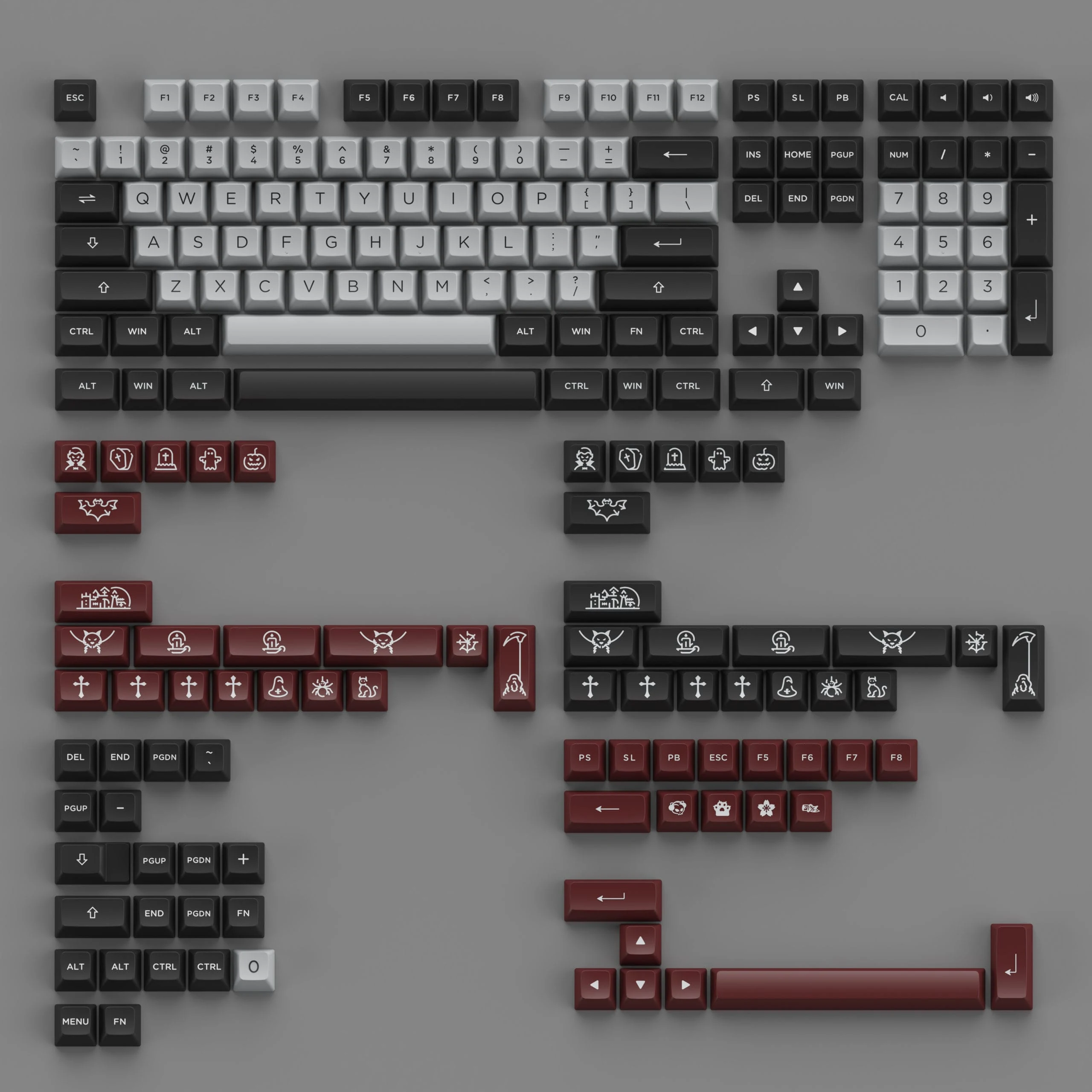Gaming Gear AKKO Keycap Dracula Castle