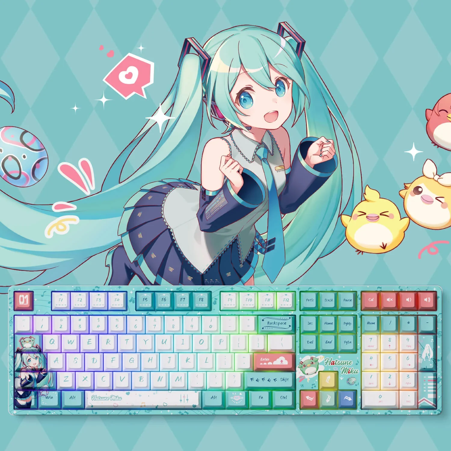 Gaming Gear AKKO Keycap Hatsune Miku