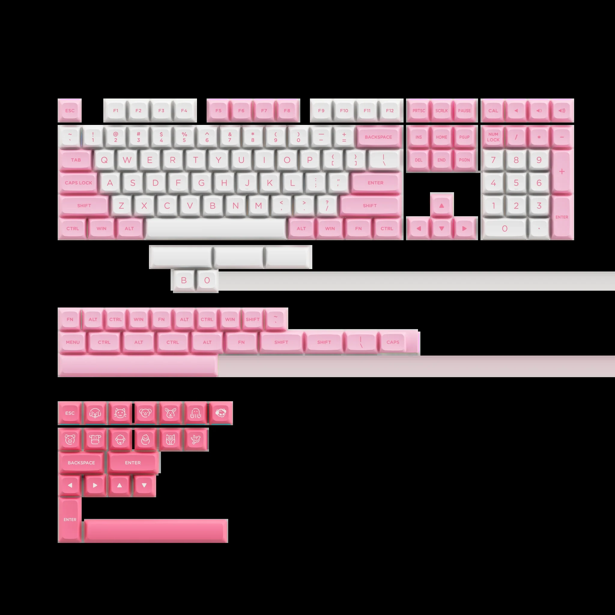 Gaming Gear AKKO Keycap Prunus Lannesiana