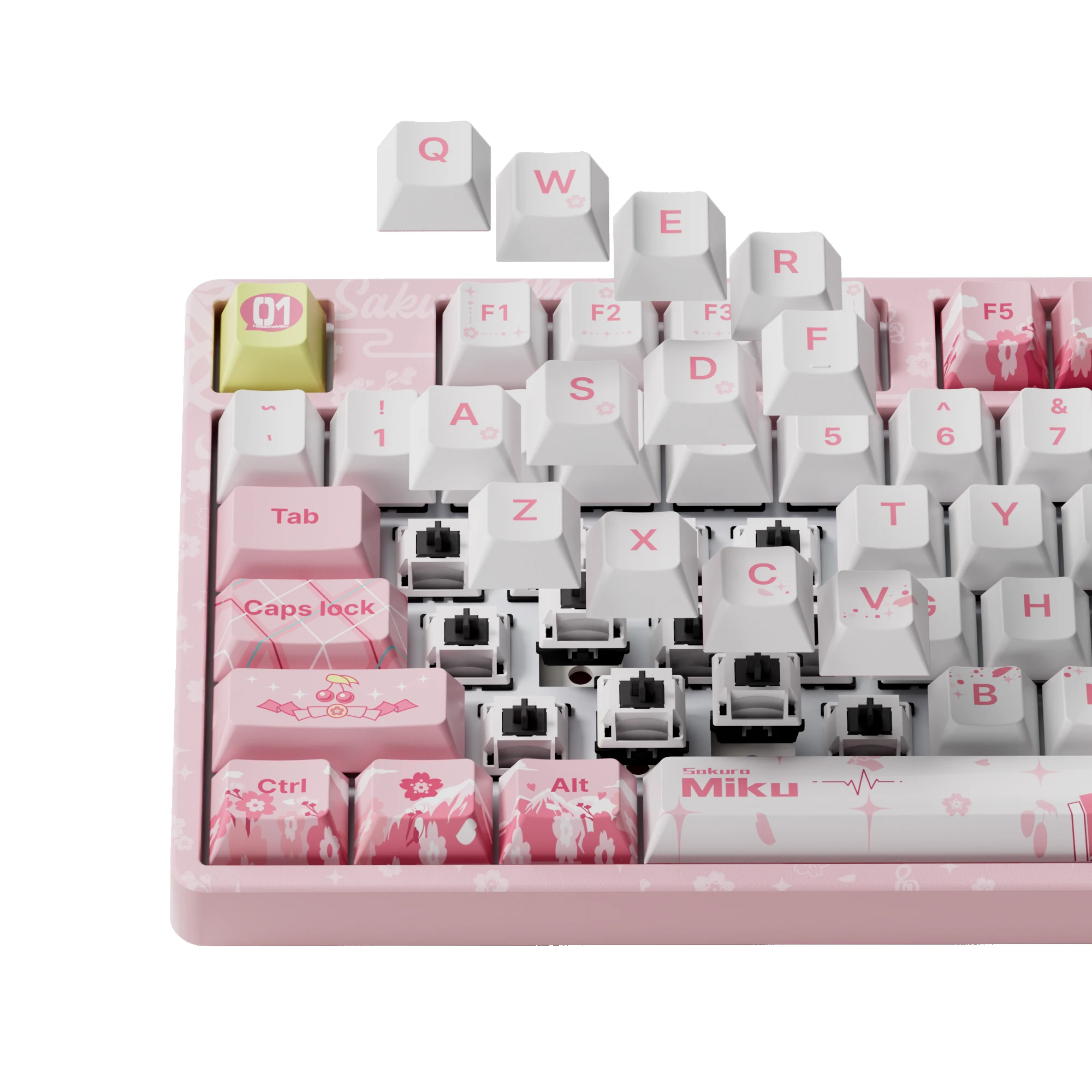 Gaming Gear AKKO Keycap Sakura Miku