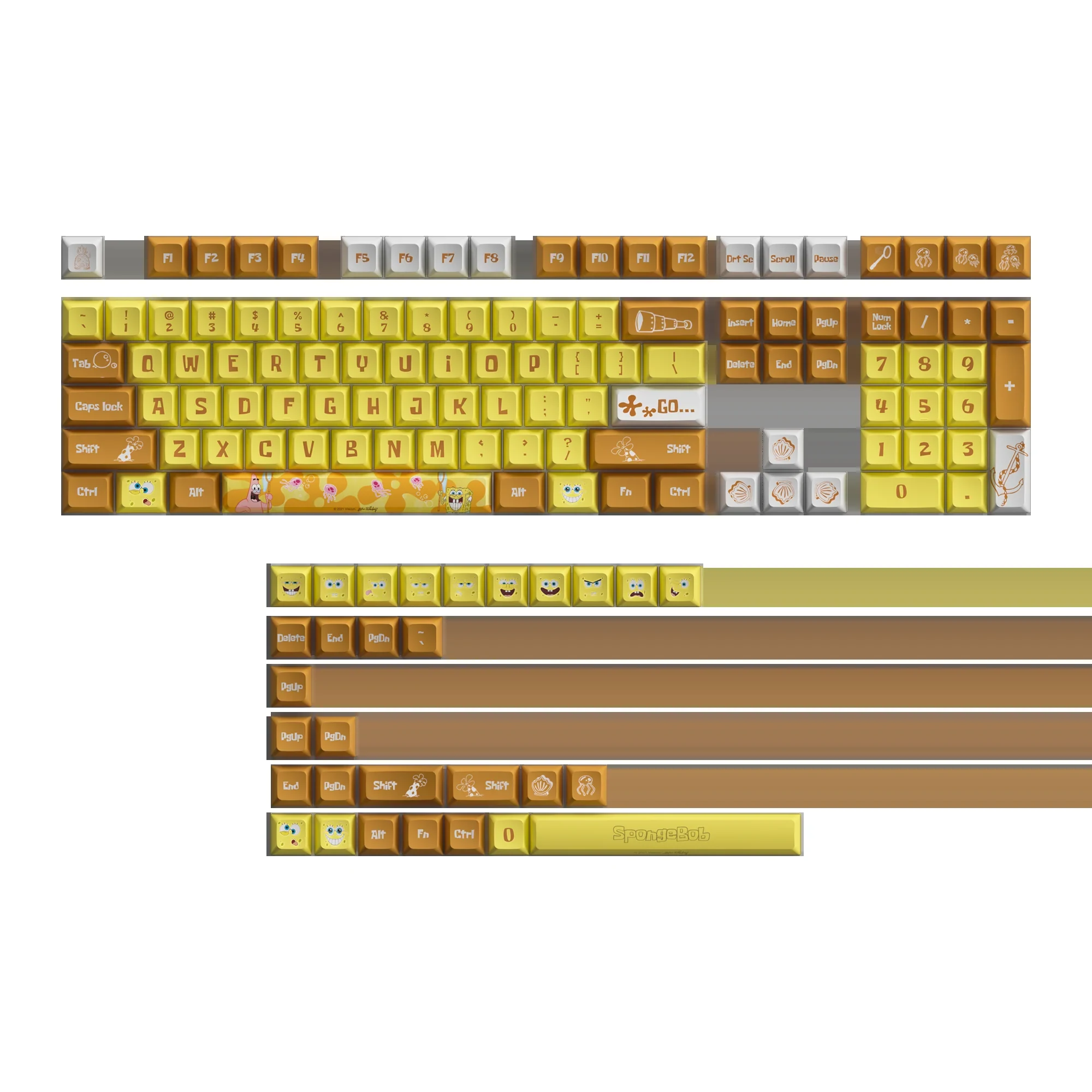 Gaming Gear AKKO Keycap SpongeBob SquarePants