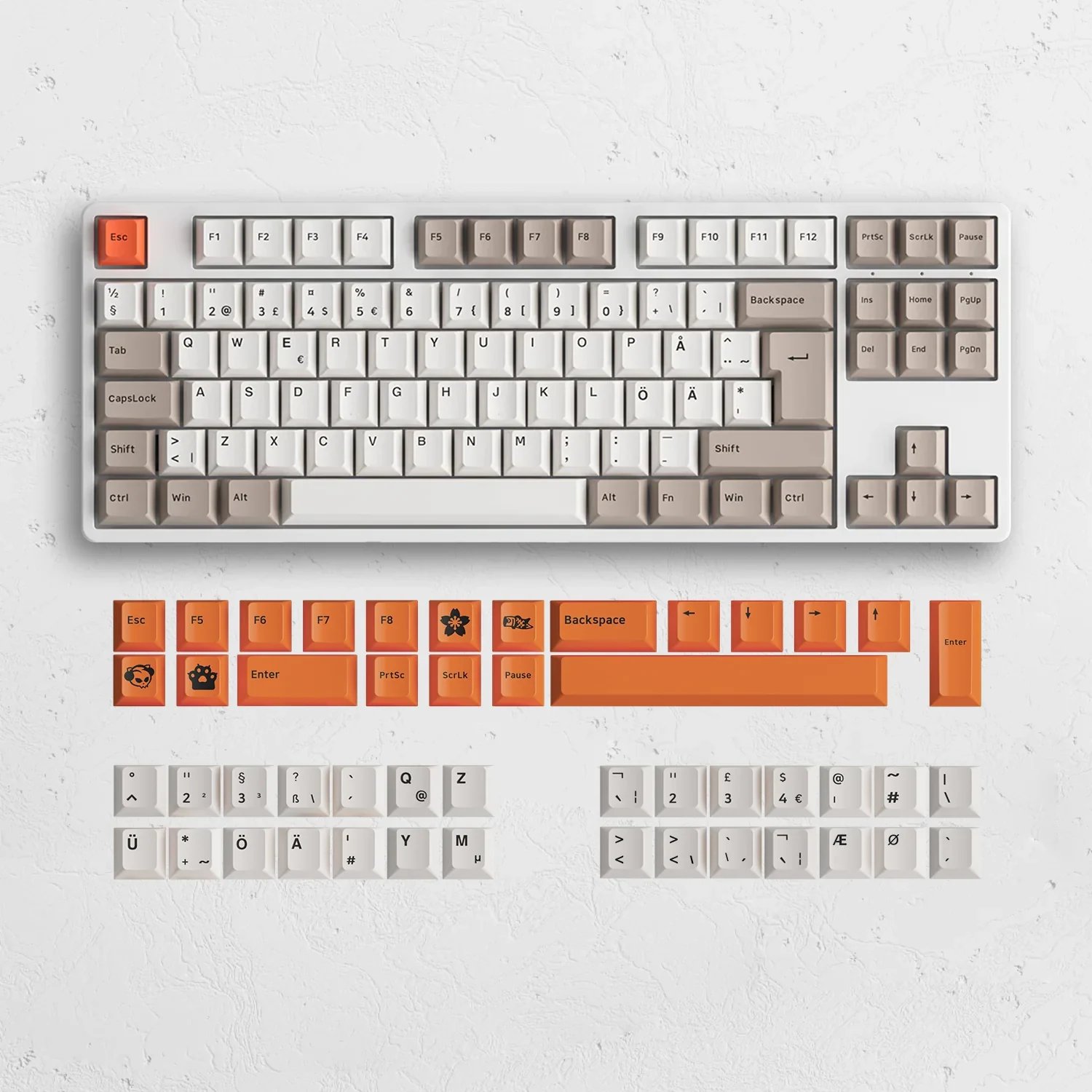 Gaming Gear AKKO Keycap Steam Engine