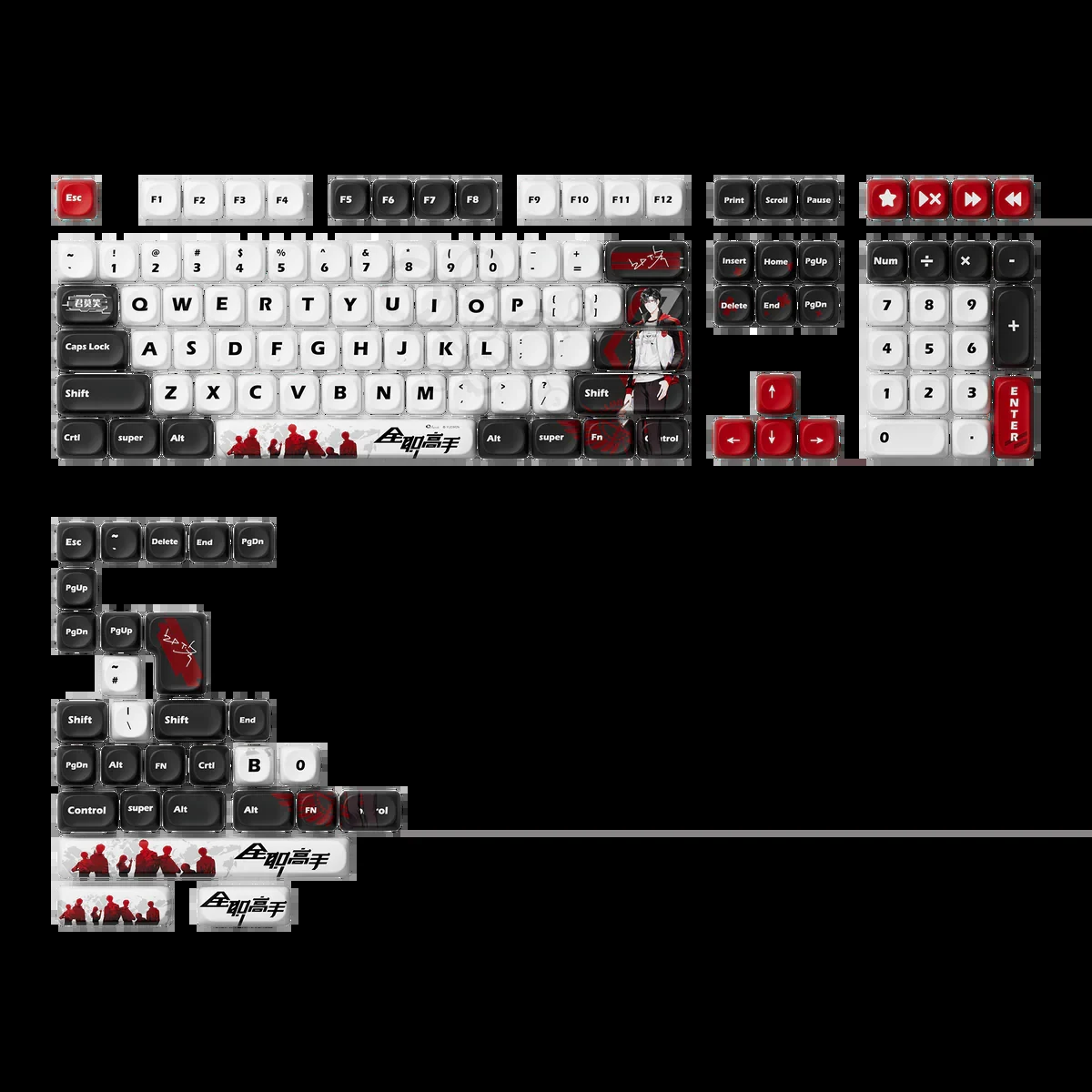 Gaming Gear AKKO Keycap The King’s Avatar Ye Xiu