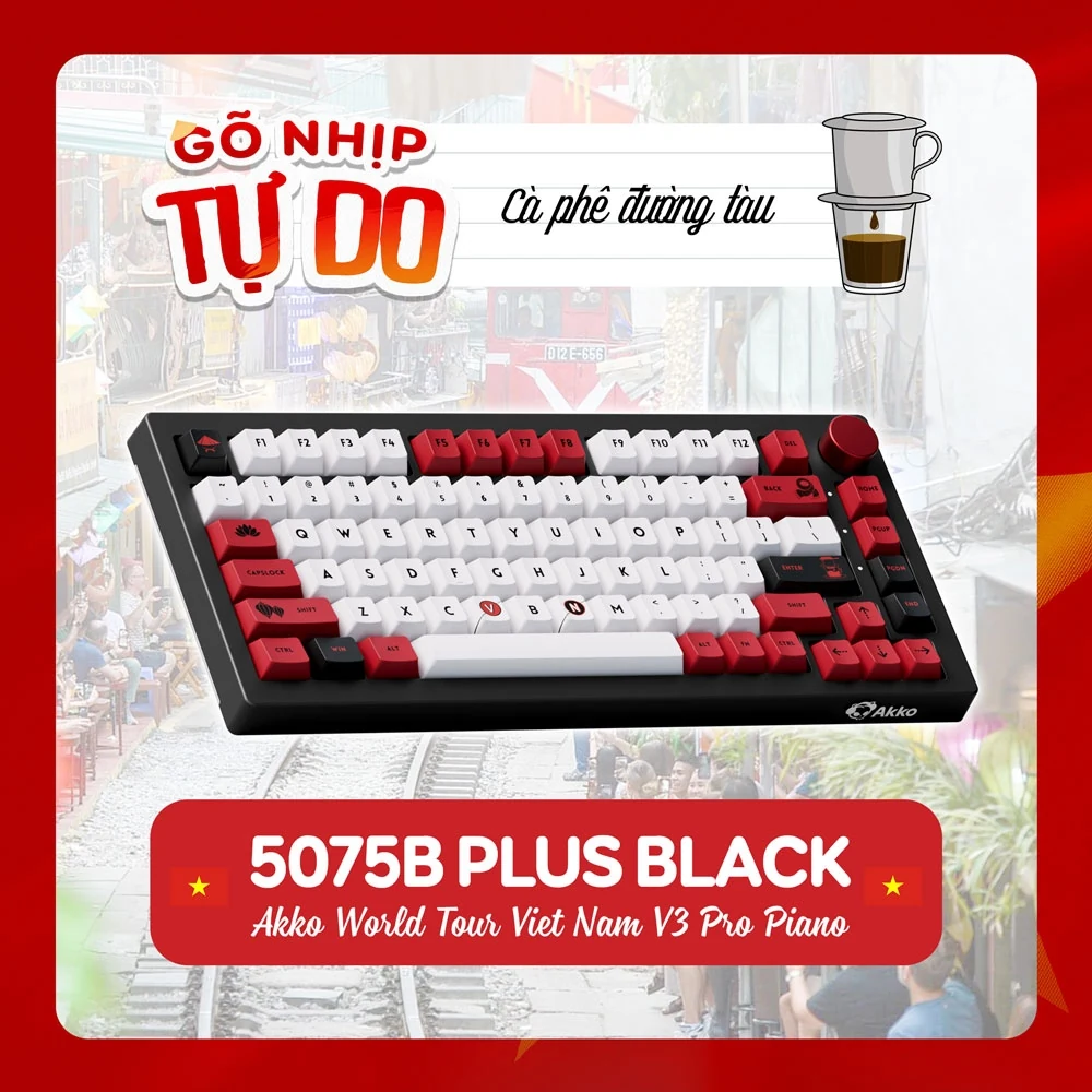 Gaming Gear AKKO Keycap World Tour Viet Nam