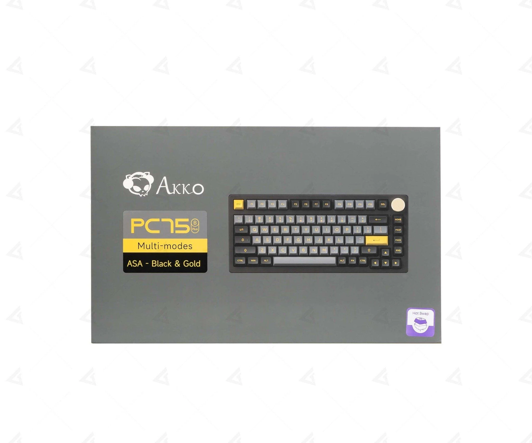 Gaming Gear AKKO PC75B Plus Black & Gold