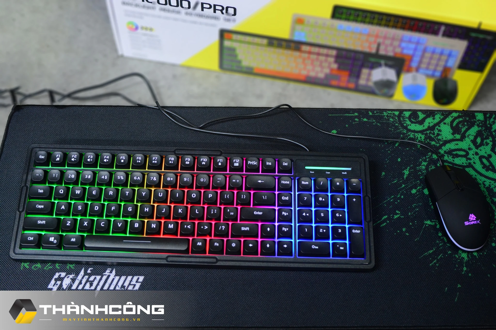 Combo phím chuột Gaming Đen