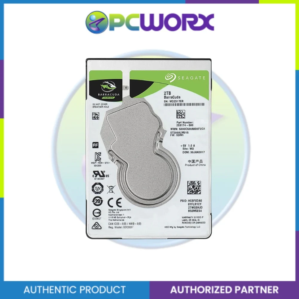 HDD Seagate BarraCuda 2TB 2.5 inch - ST2000LM015