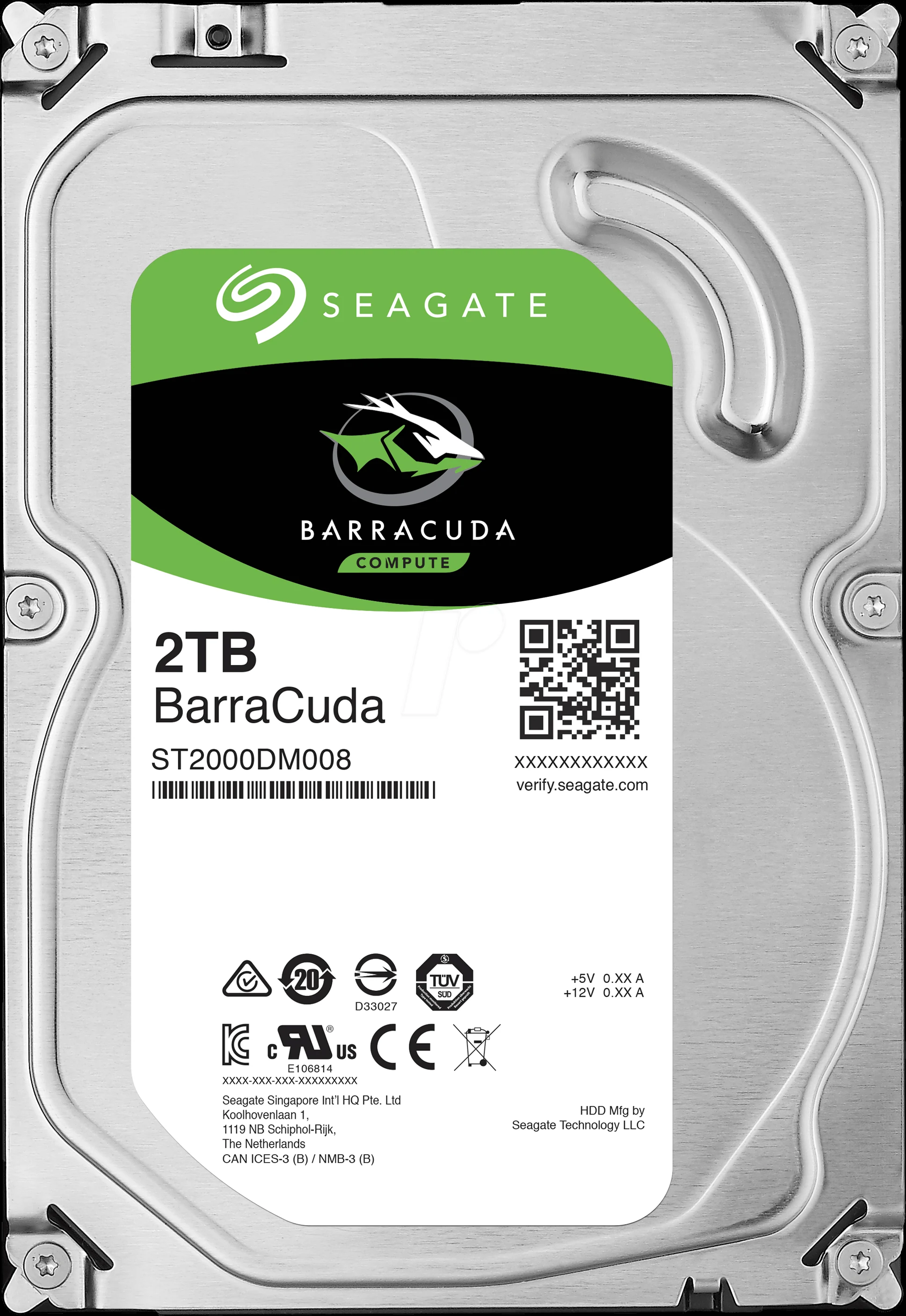 HDD Seagate BarraCuda 2TB 3.5 inch - ST2000DM005