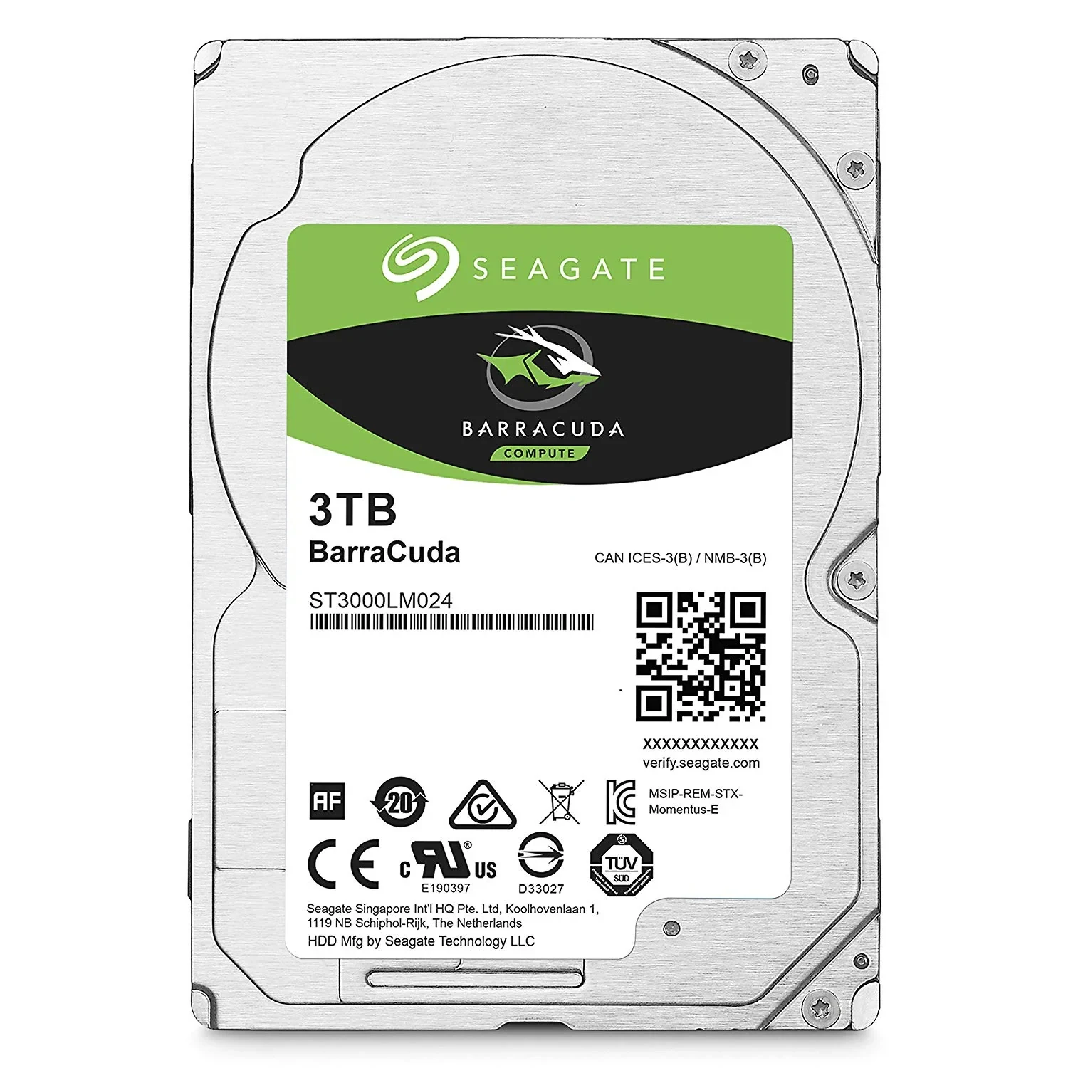 HDD Seagate BarraCuda 3TB 3.5 inch - ST3000DM007