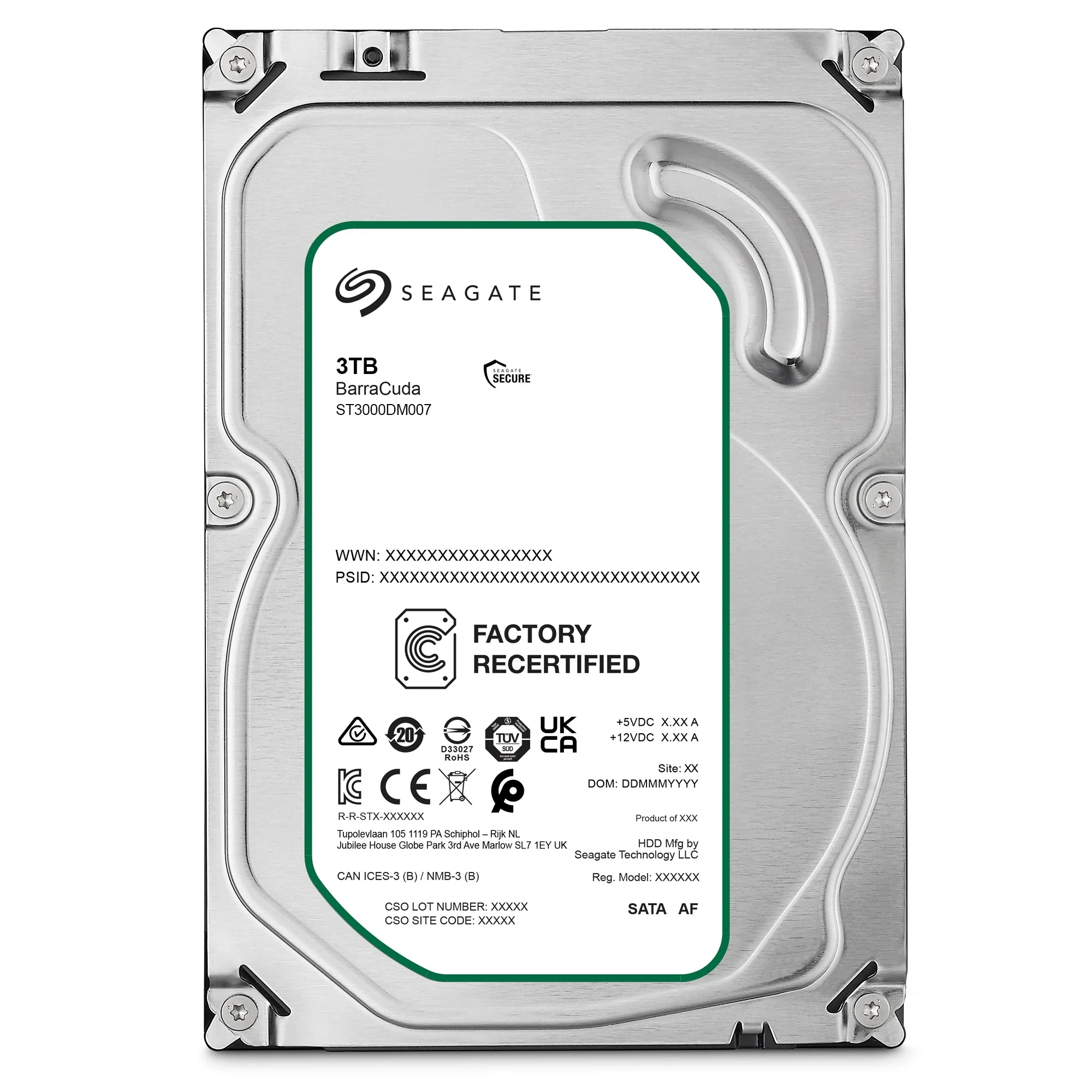 HDD Seagate BarraCuda 3TB 3.5 inch - ST3000DM007