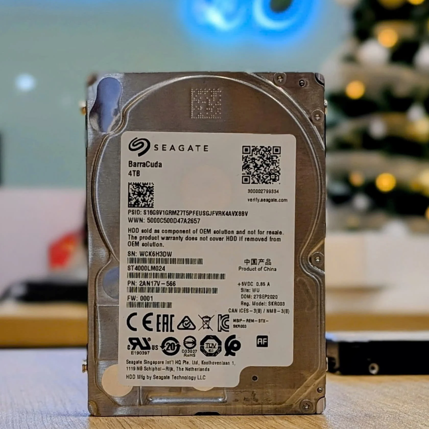 HDD Seagate BarraCuda 4TB 2.5 inch - ST4000LM024