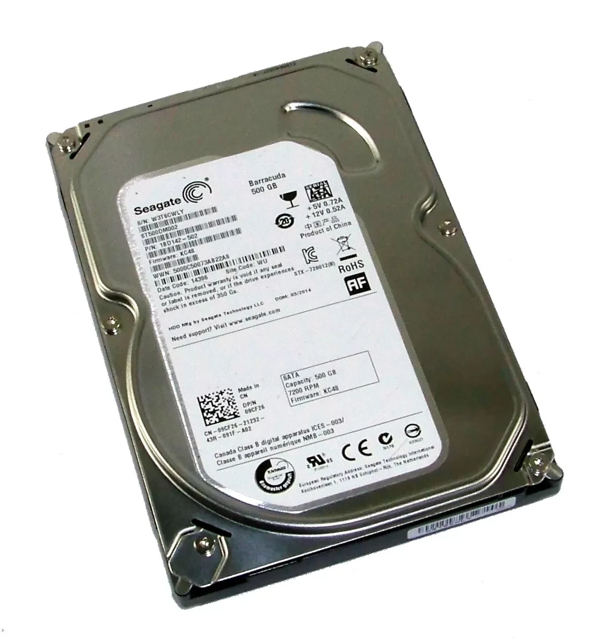 HDD Seagate BarraCuda 500GB 3.5 inch - ST500DM002