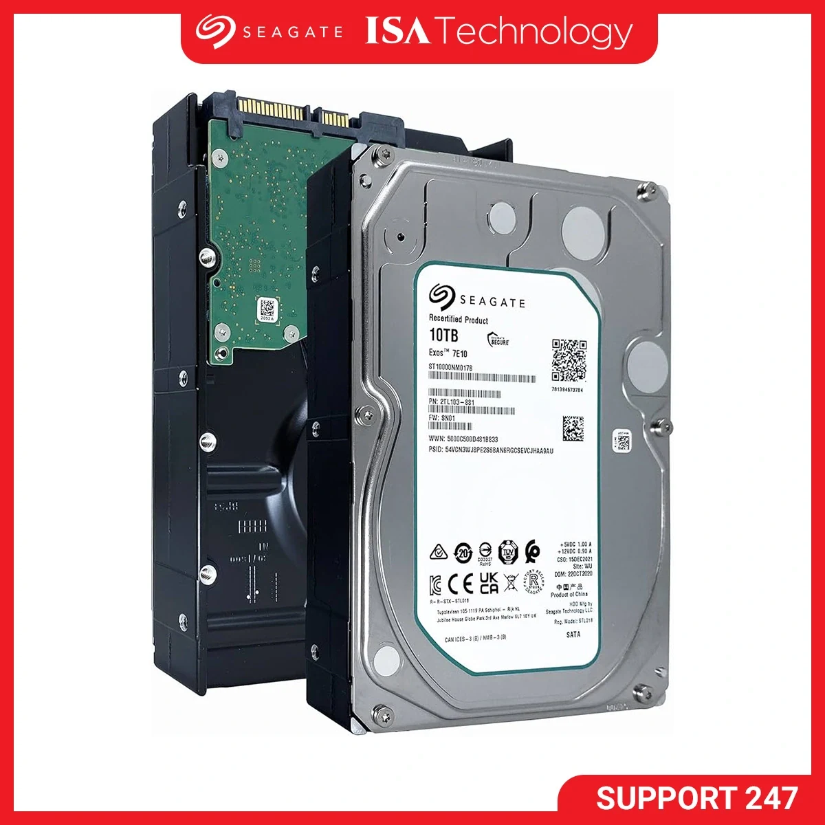 HDD Seagate Exos 7E10 10TB 3.5 inch - ST10000NM018B